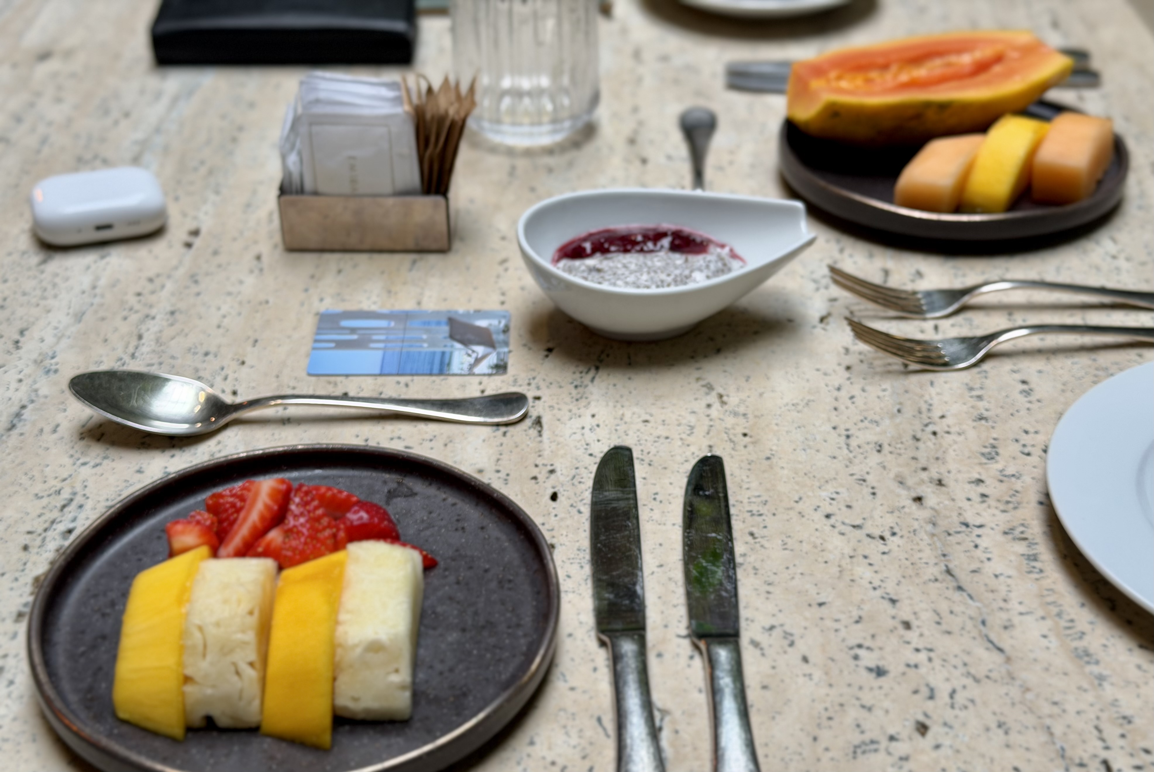 Emiliano Rio breakfast fruit