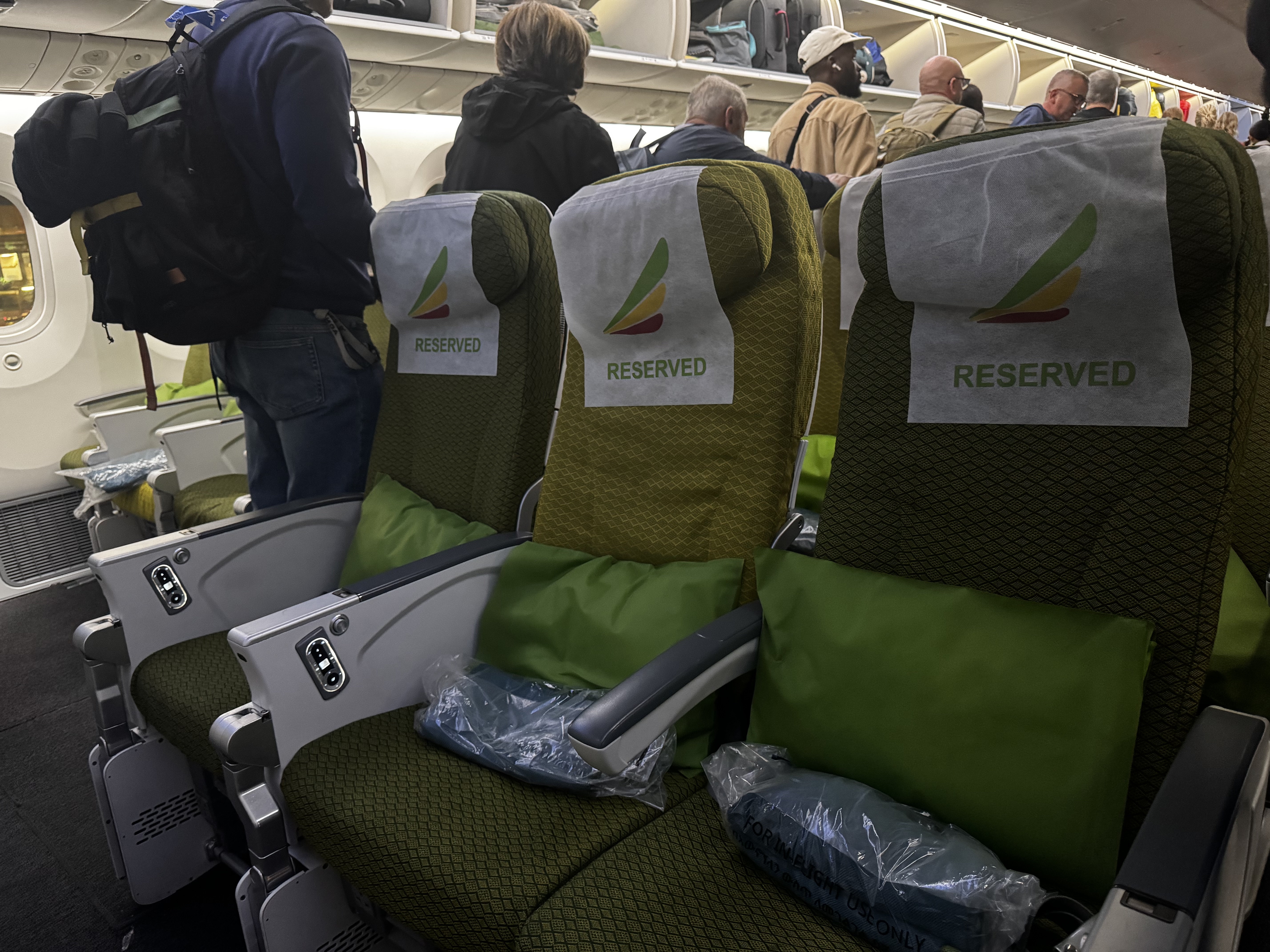 Ethiopian Airlines Boeing 787 9 FCO ADD extra legroom