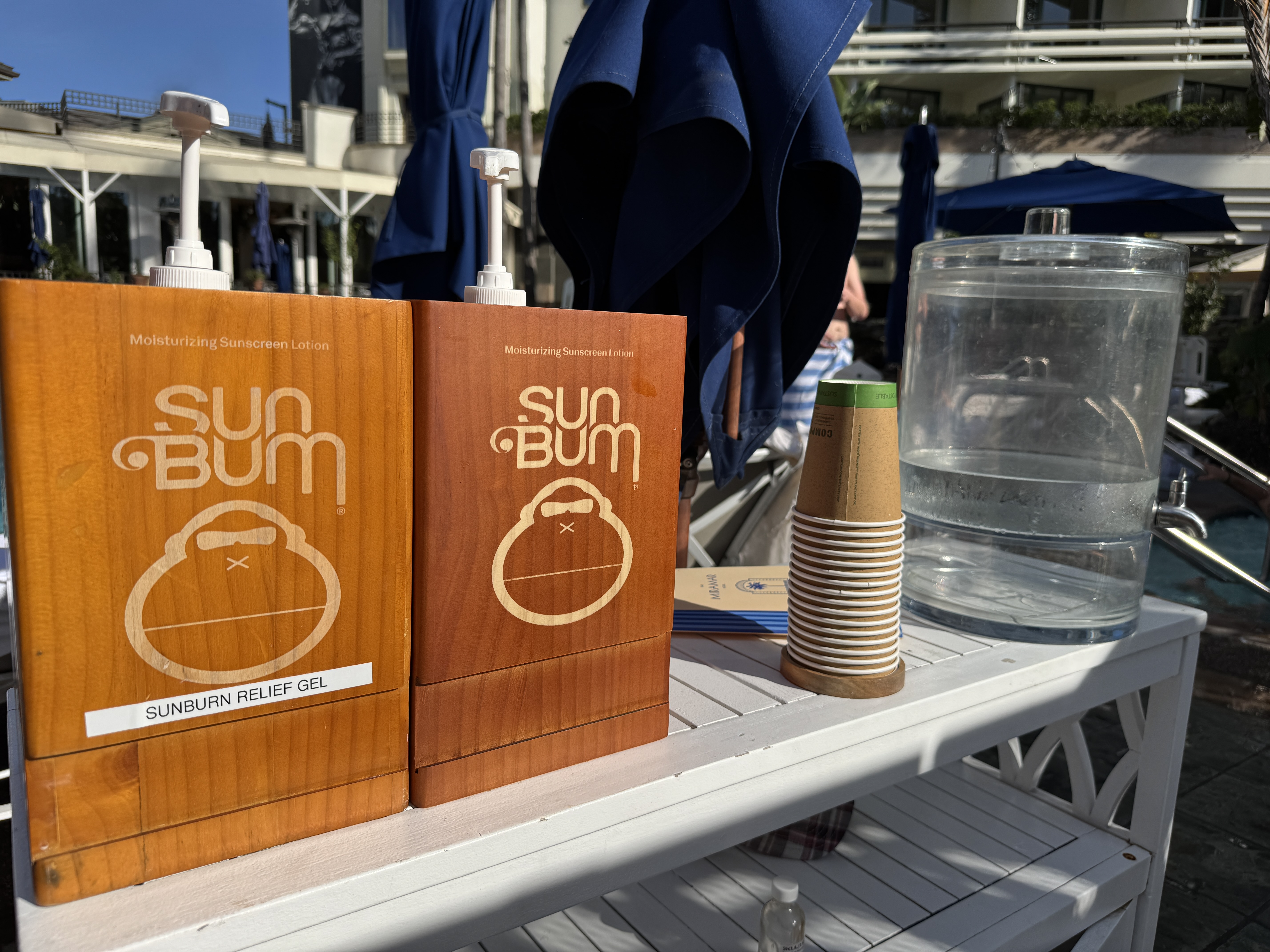Fairmont Miramar sunscreen