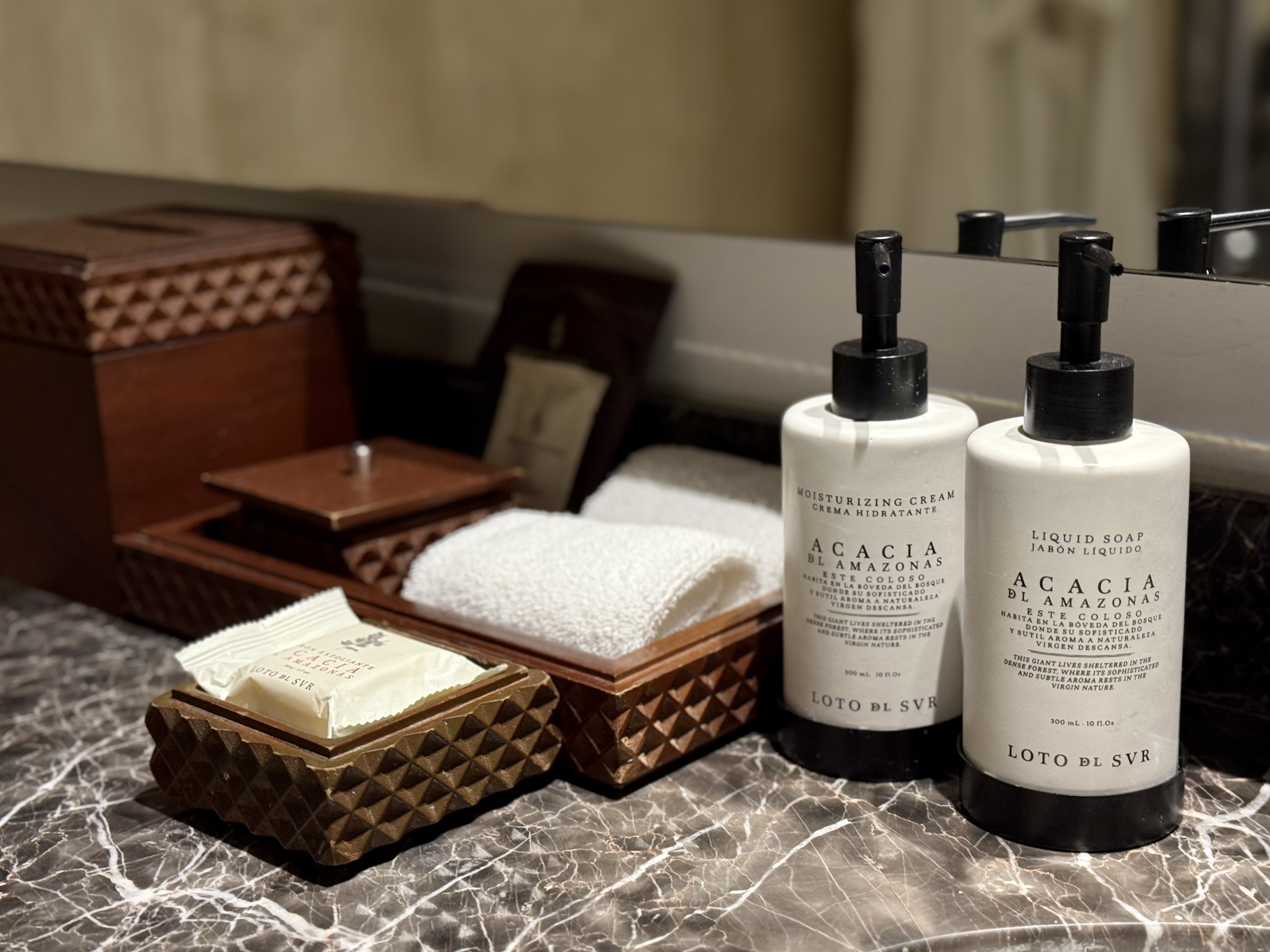 Four Seasons Casa Medina Bogota bathroom amenities Four Seasons Casa Medina Bogota bathroom amenities