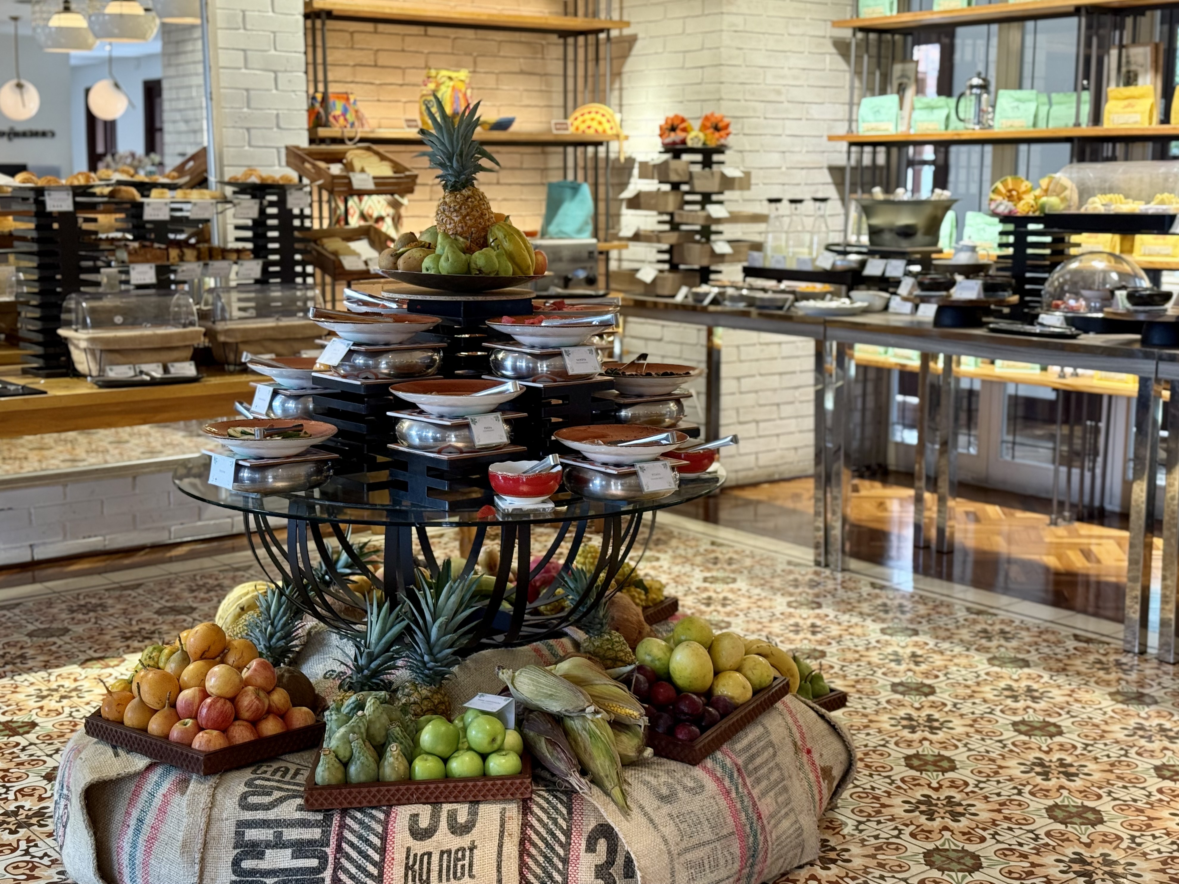 Four Seasons Casa Medina Bogota breakfast display Four Seasons Casa Medina Bogota breakfast display