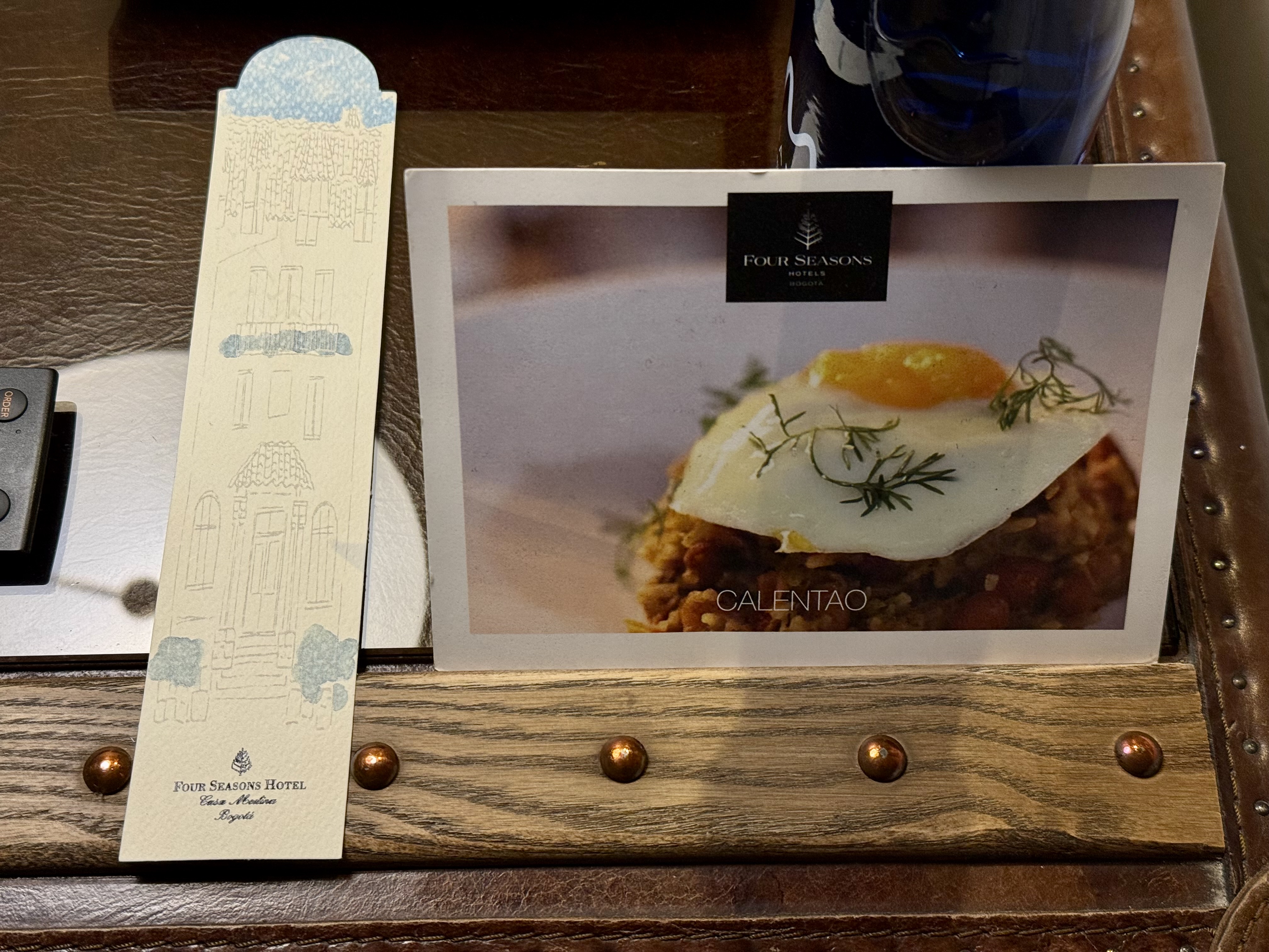 Four Seasons Medina Bogota turndown gifts Four Seasons Medina Bogota turndown gifts
