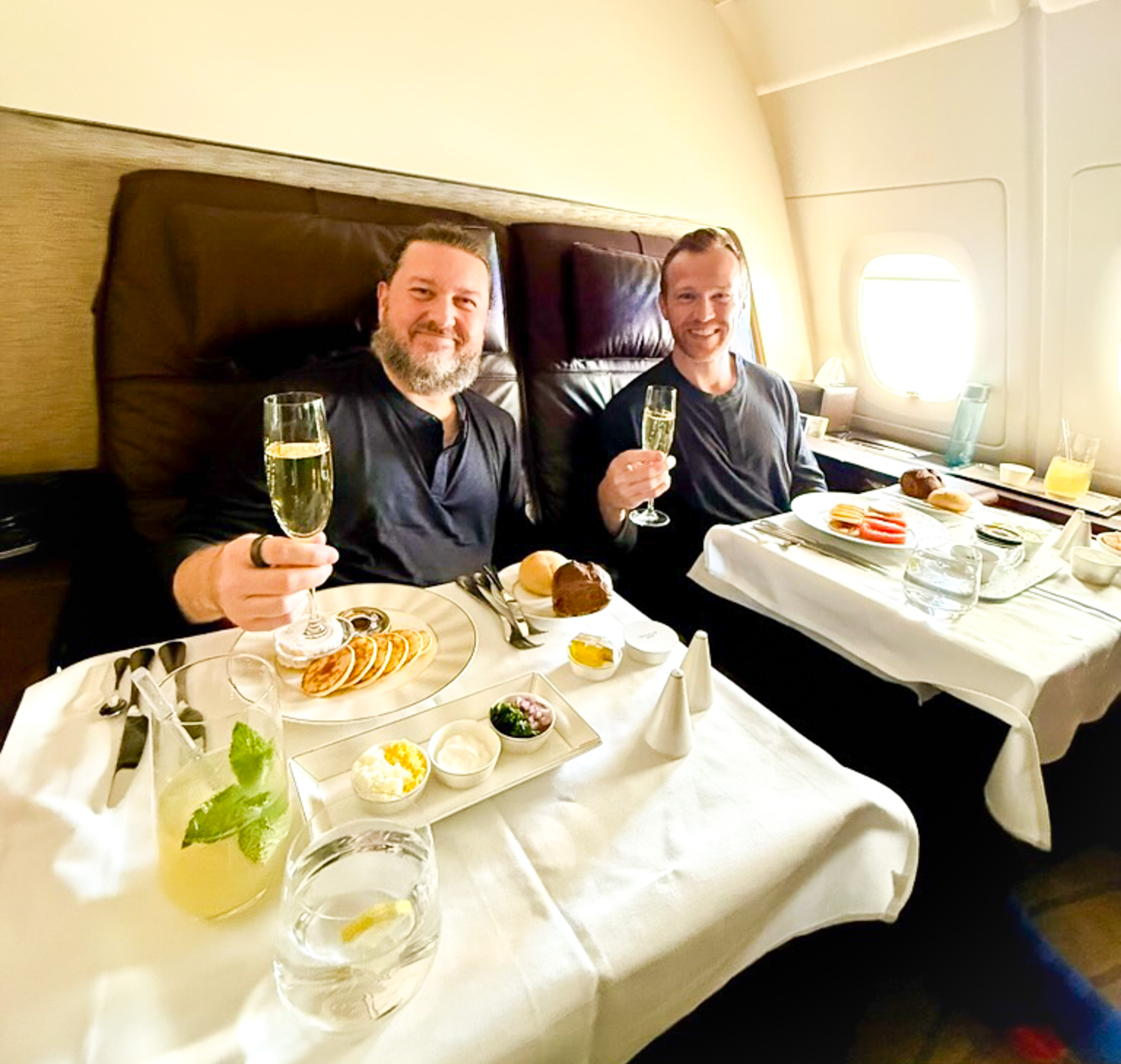 Friends Caviar Etihad A380 The Residence Image Credit Alex Miller