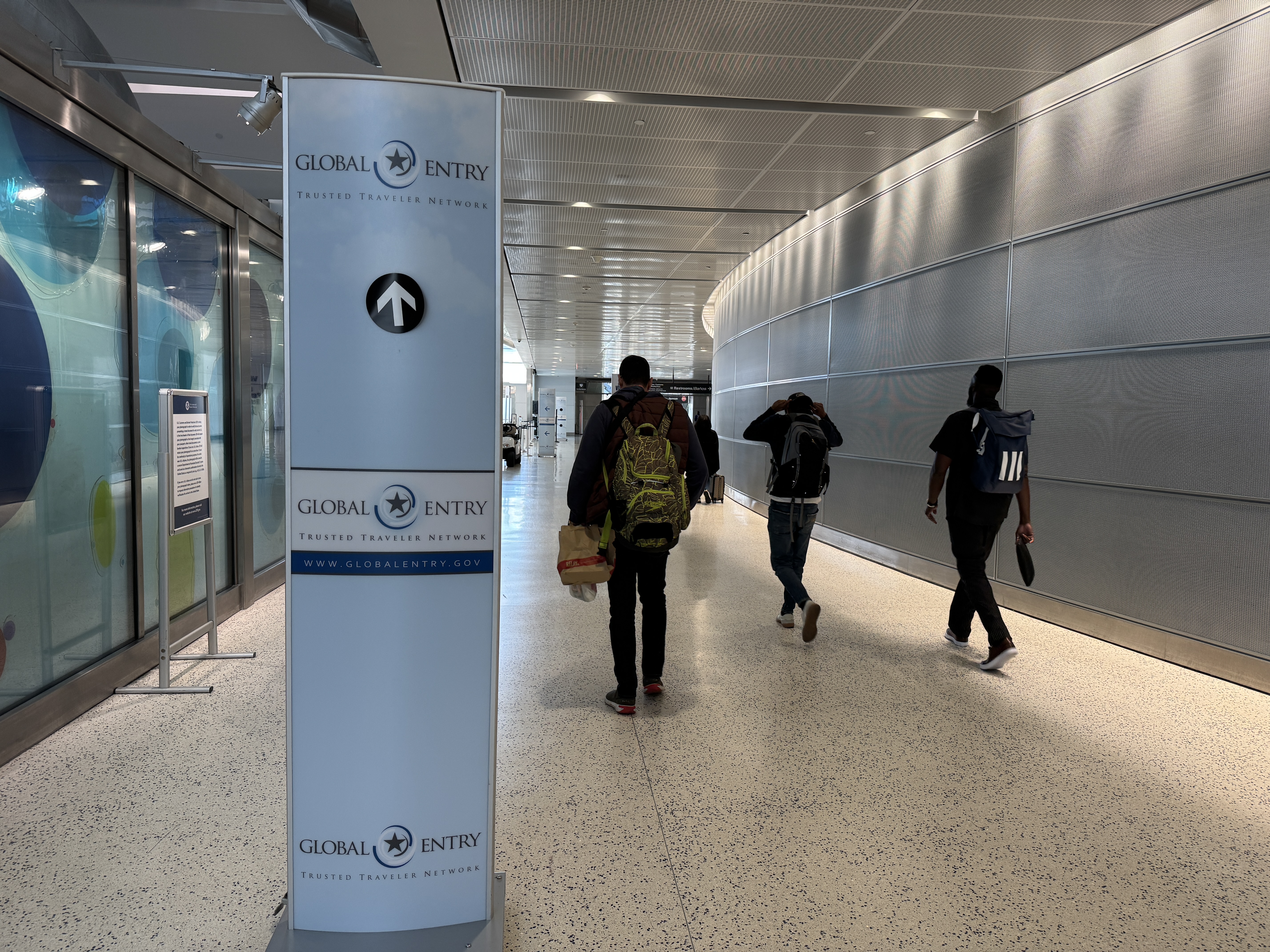 Global Entry IAH signage