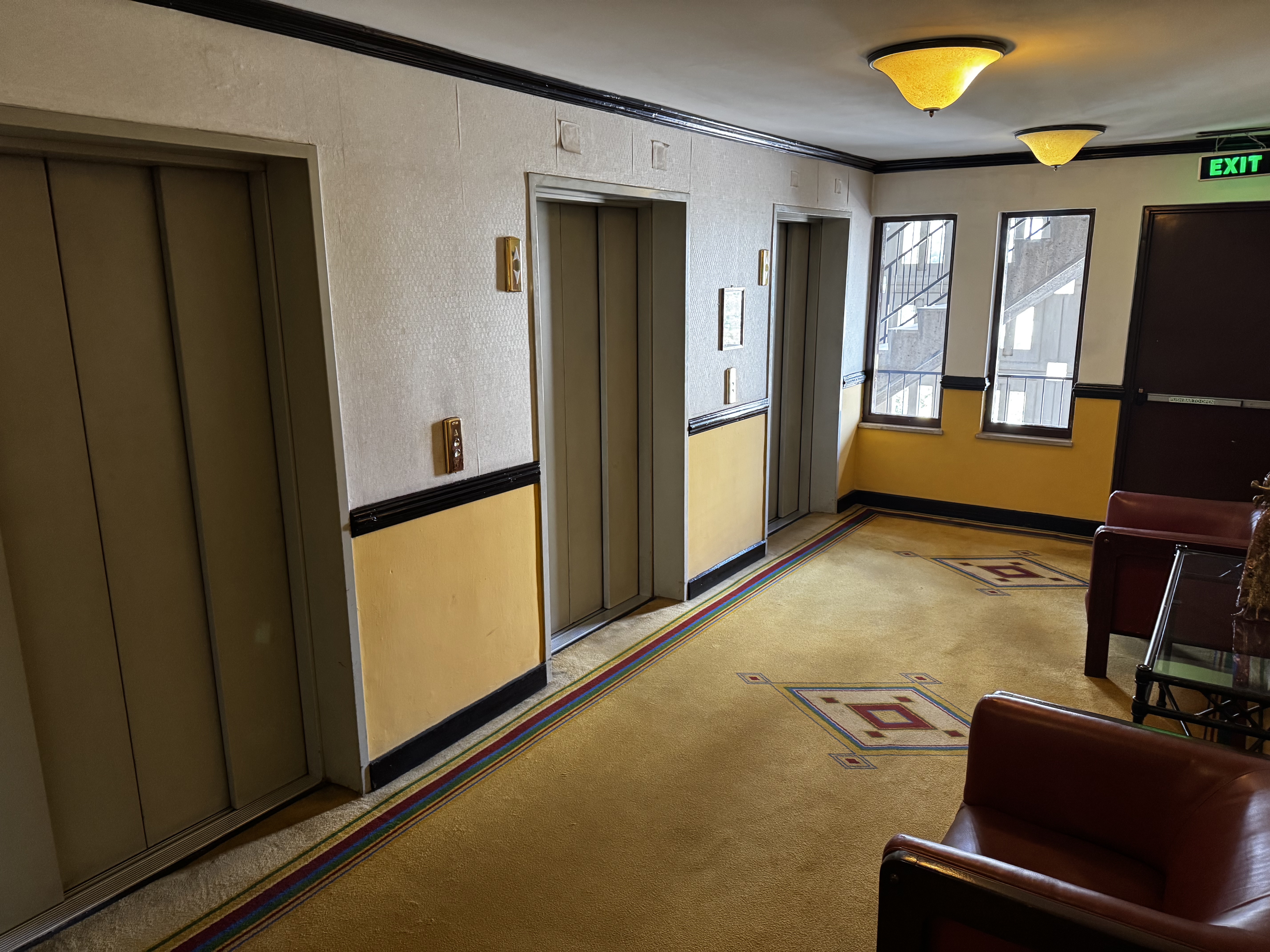 Hilton Addis Ababa elevator waiting area