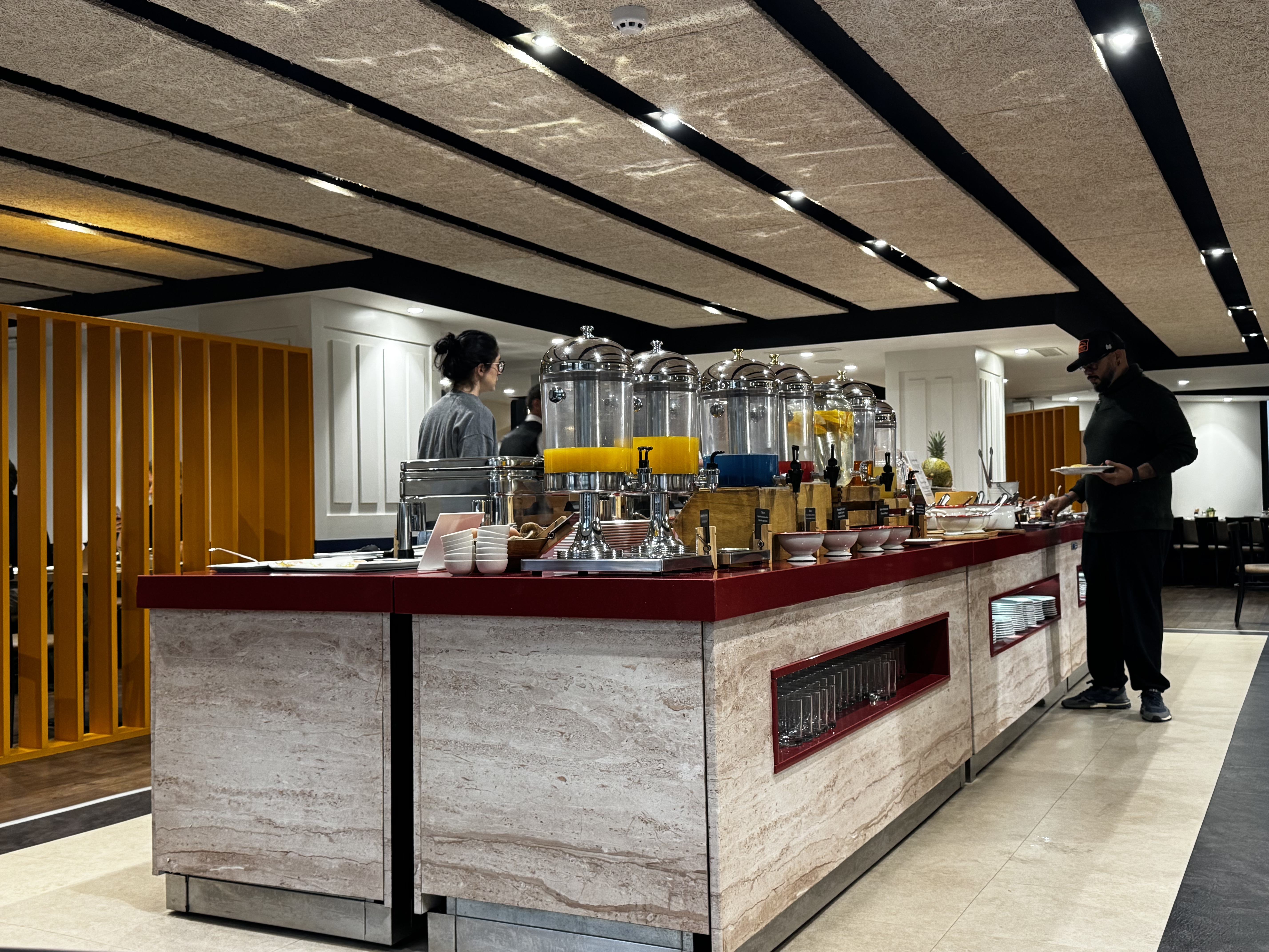 Hotel Ercilla de Bilbao Marriott Autograph Breakfast Buffet Counter
