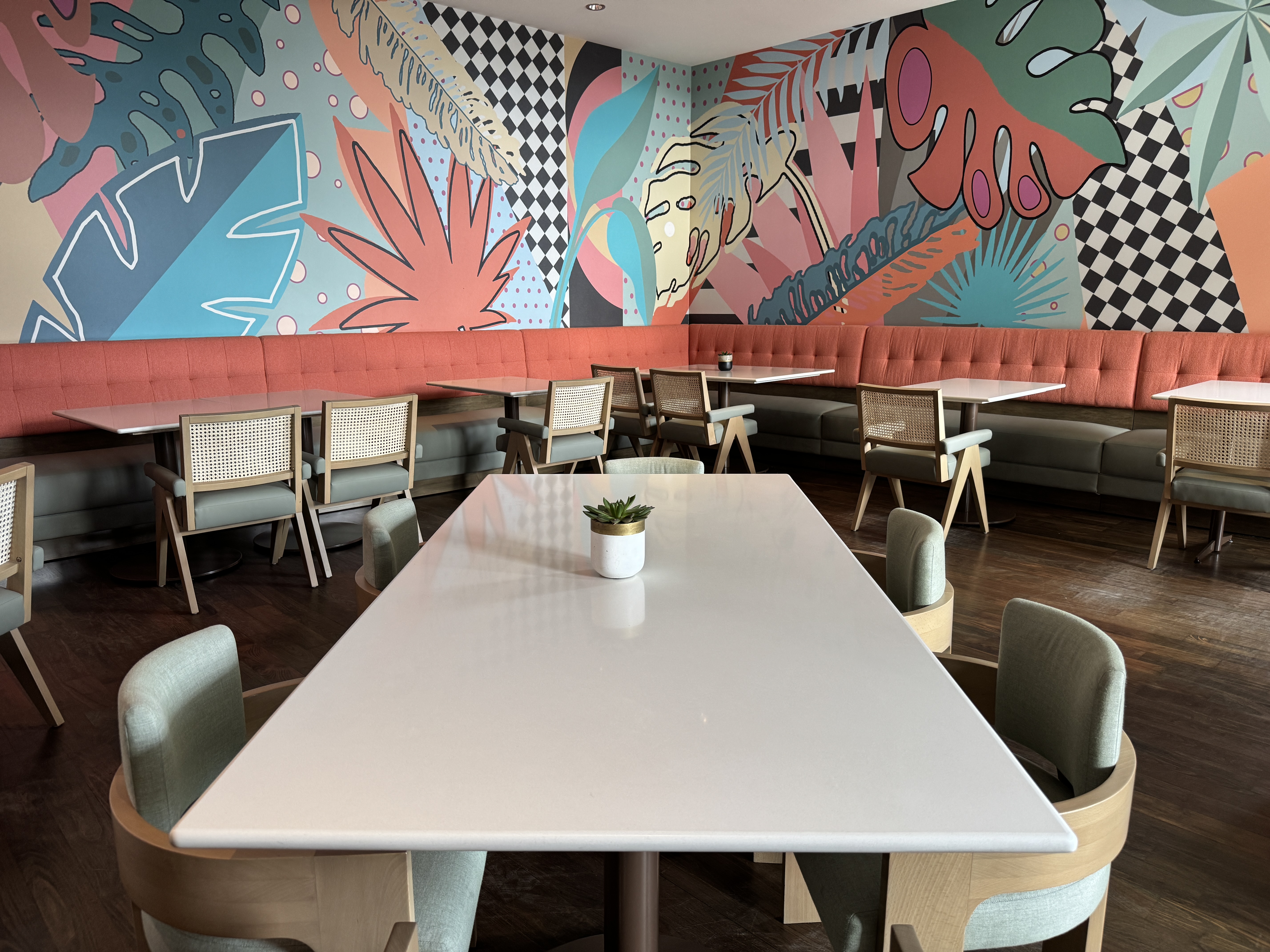 Hyatt Centric Delfina Santa Monica Coastal Harvest indoor seating
