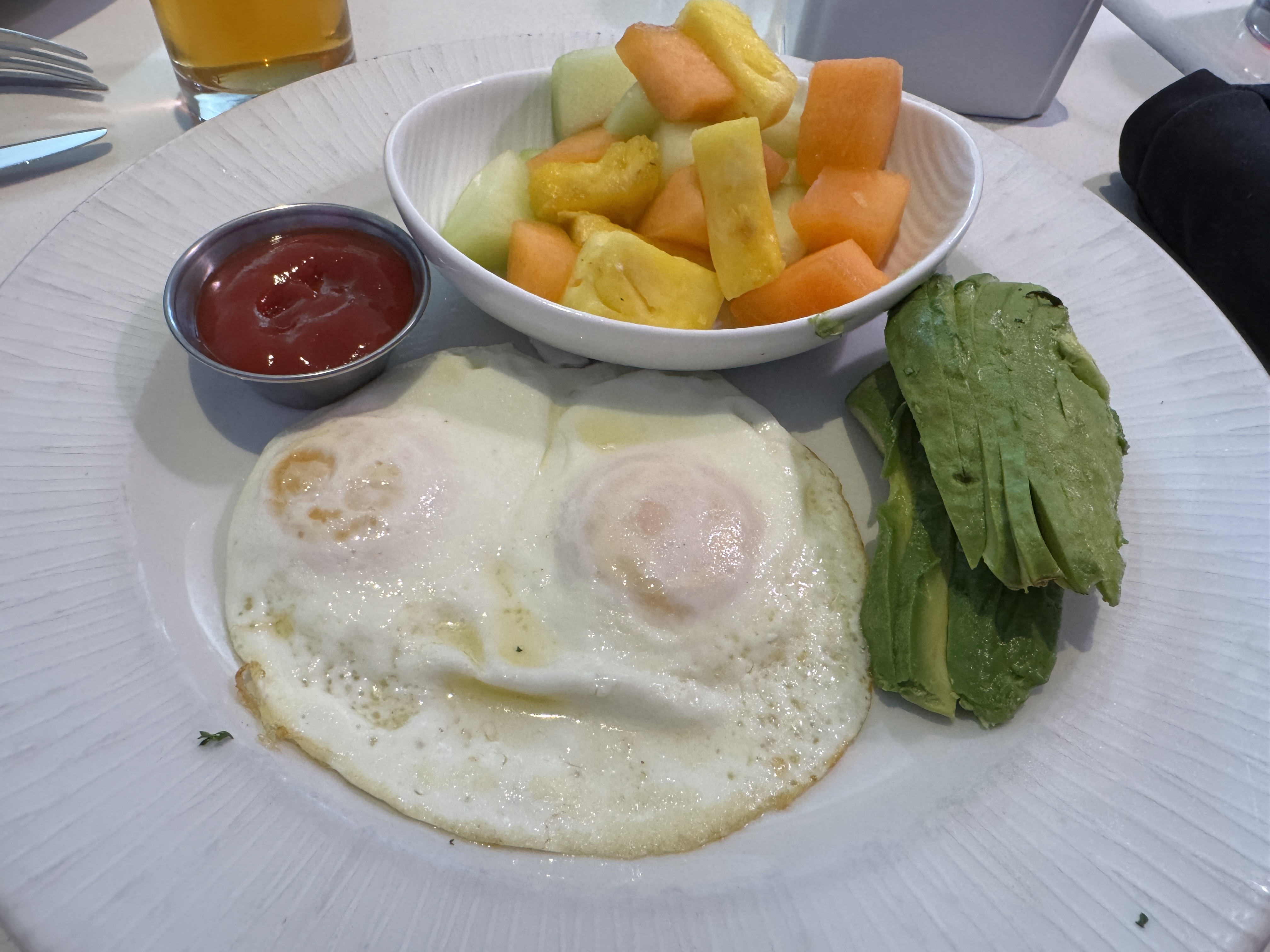 Hyatt Centric Delfina Santa Monica fried eggs