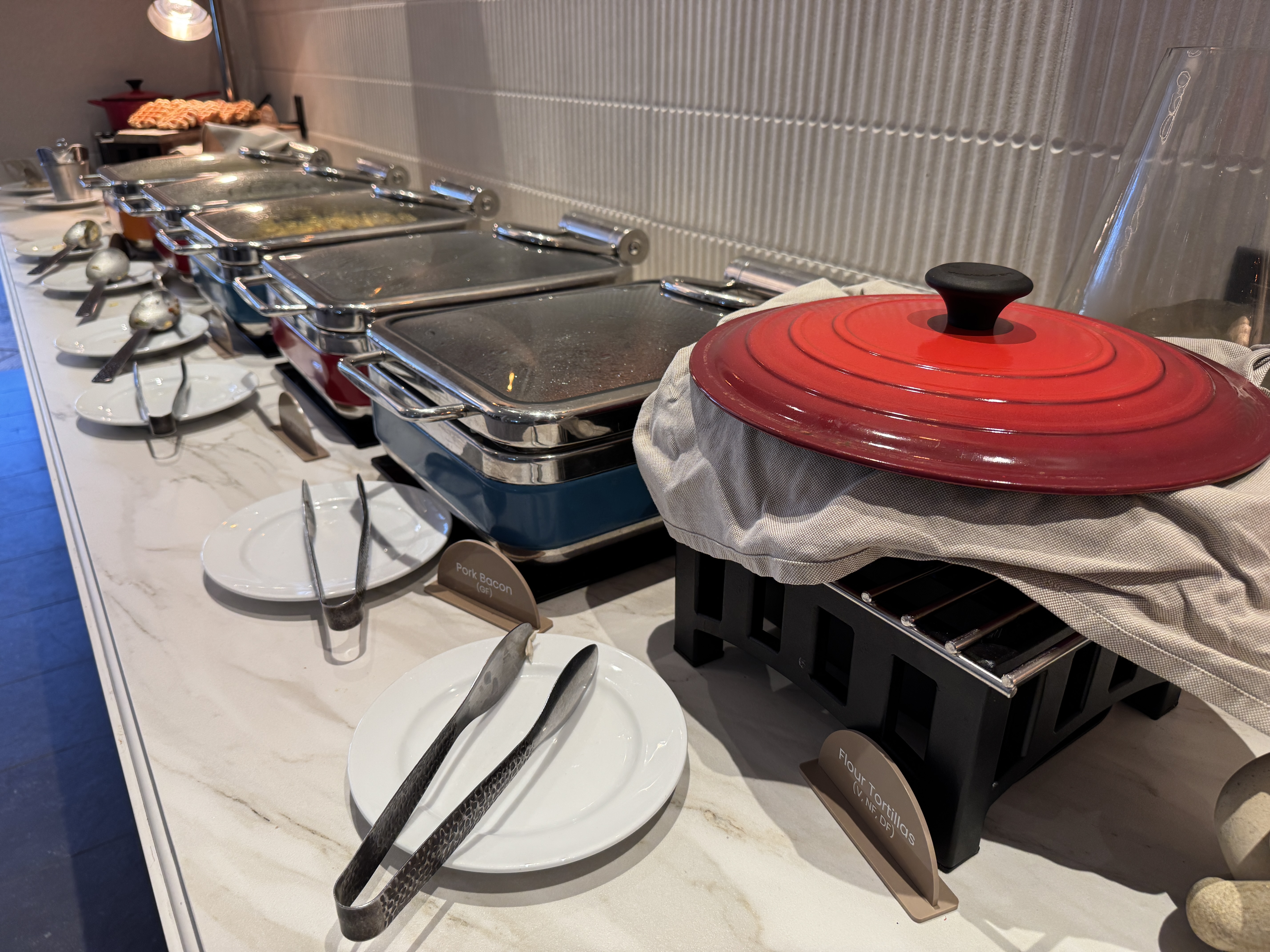 Hyatt Regency Austin Cypress Grove breakfast hot items