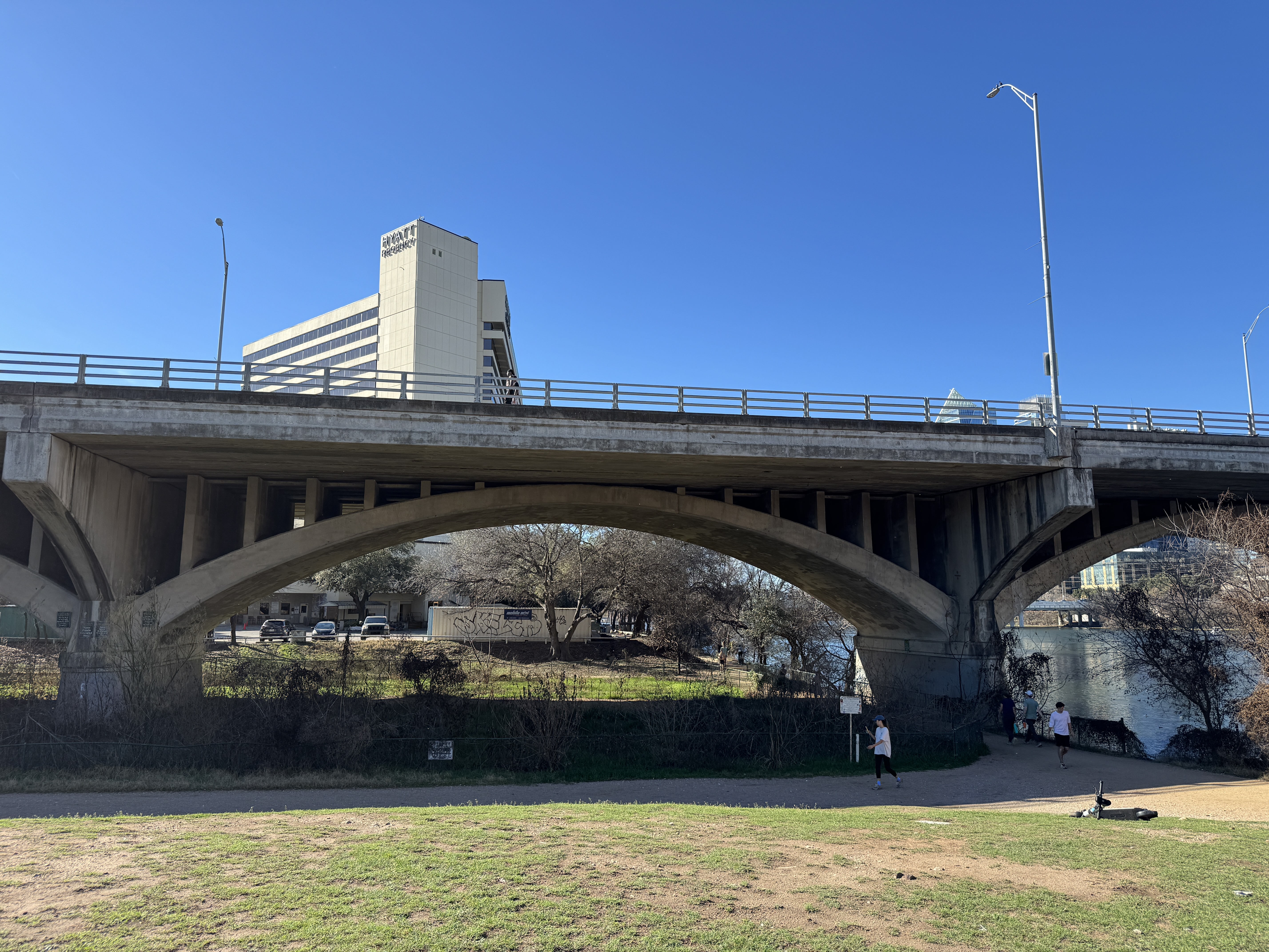 Hyatt Regency Austin bat viewing hill