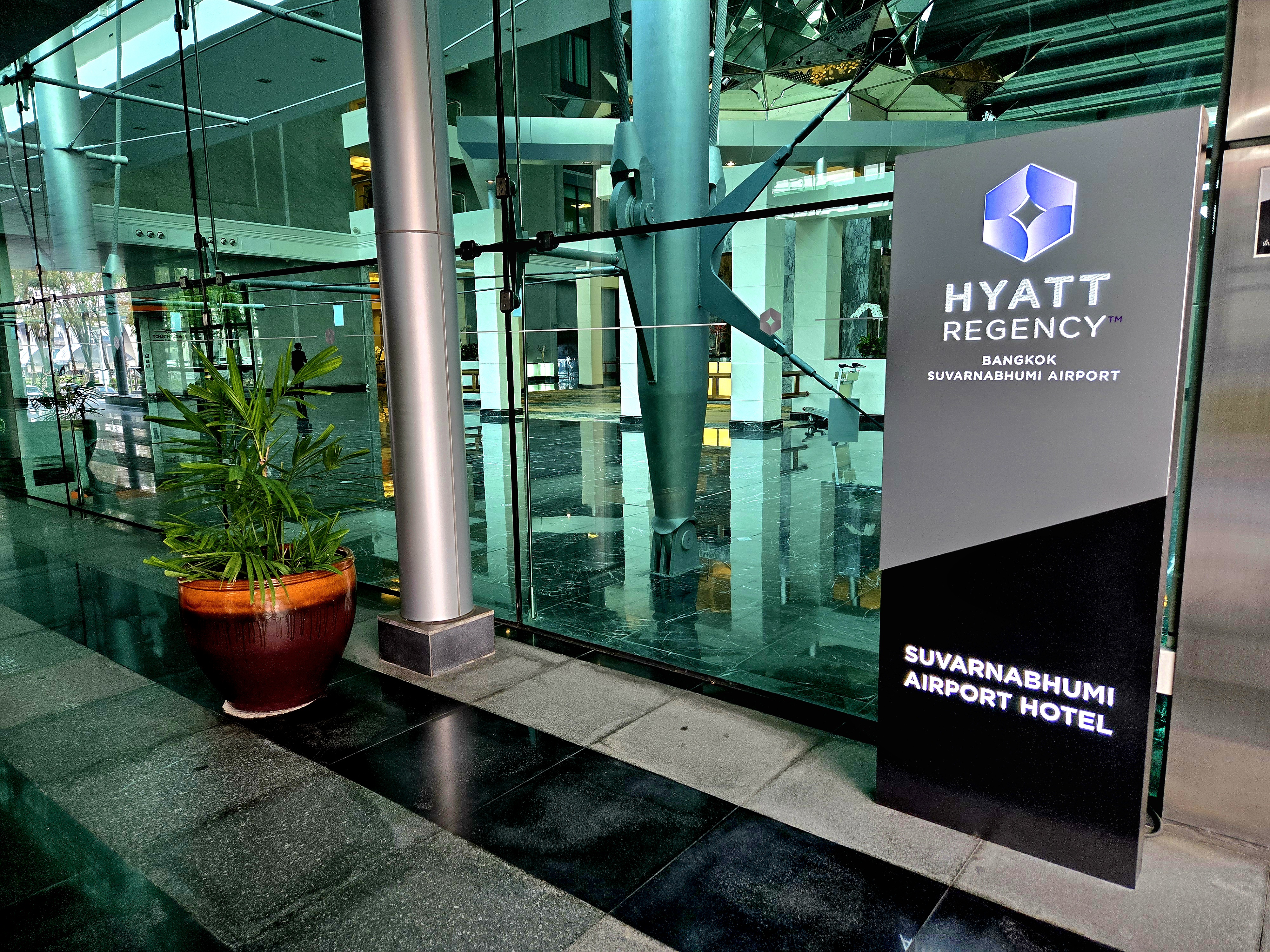 Hyatt Regency BKK Airport Entrance