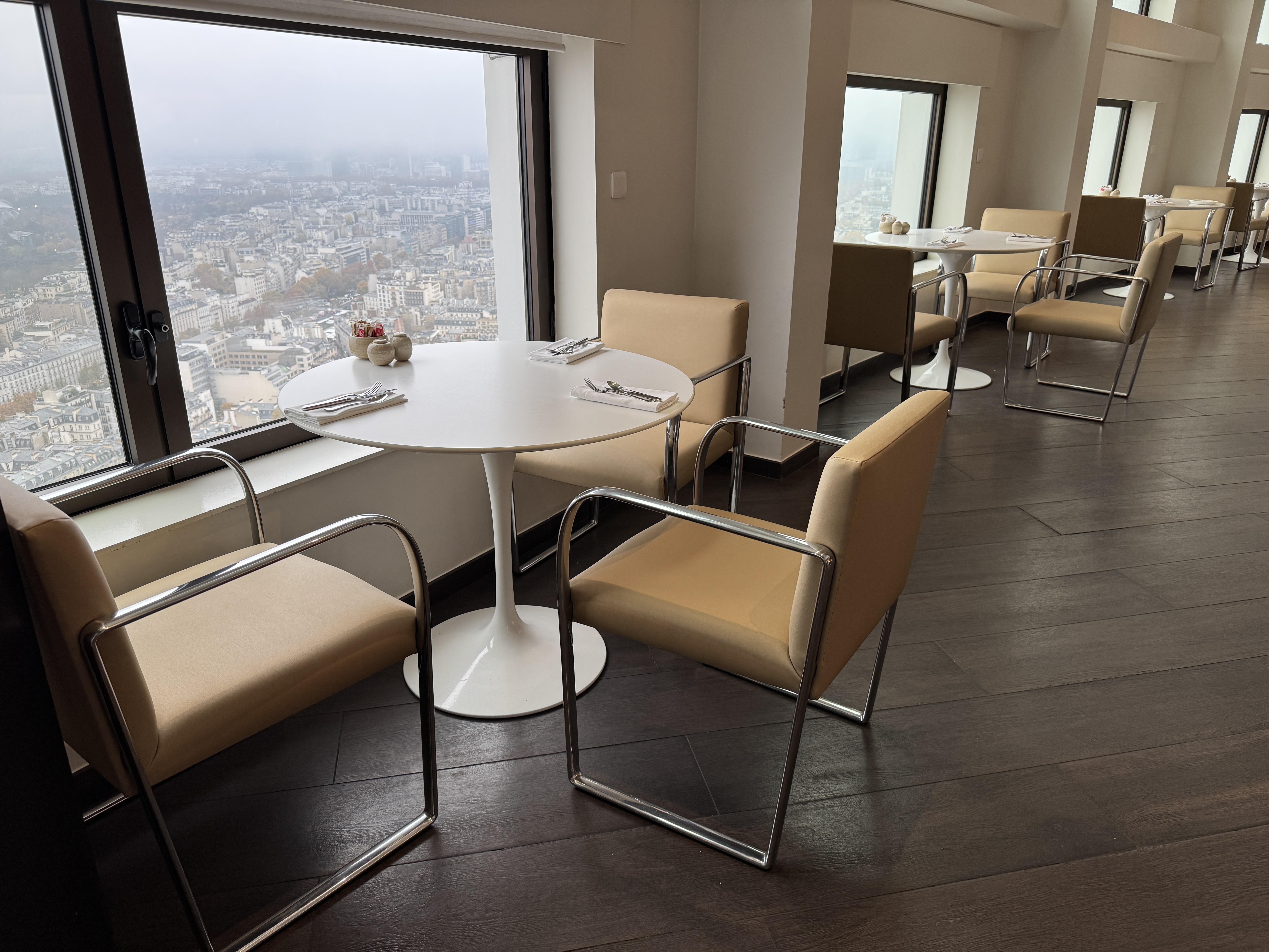 Hyatt Regency Paris Etoile Regency Club breakfast window seating Hyatt Regency Paris Etoile Regency Club breakfast window seating