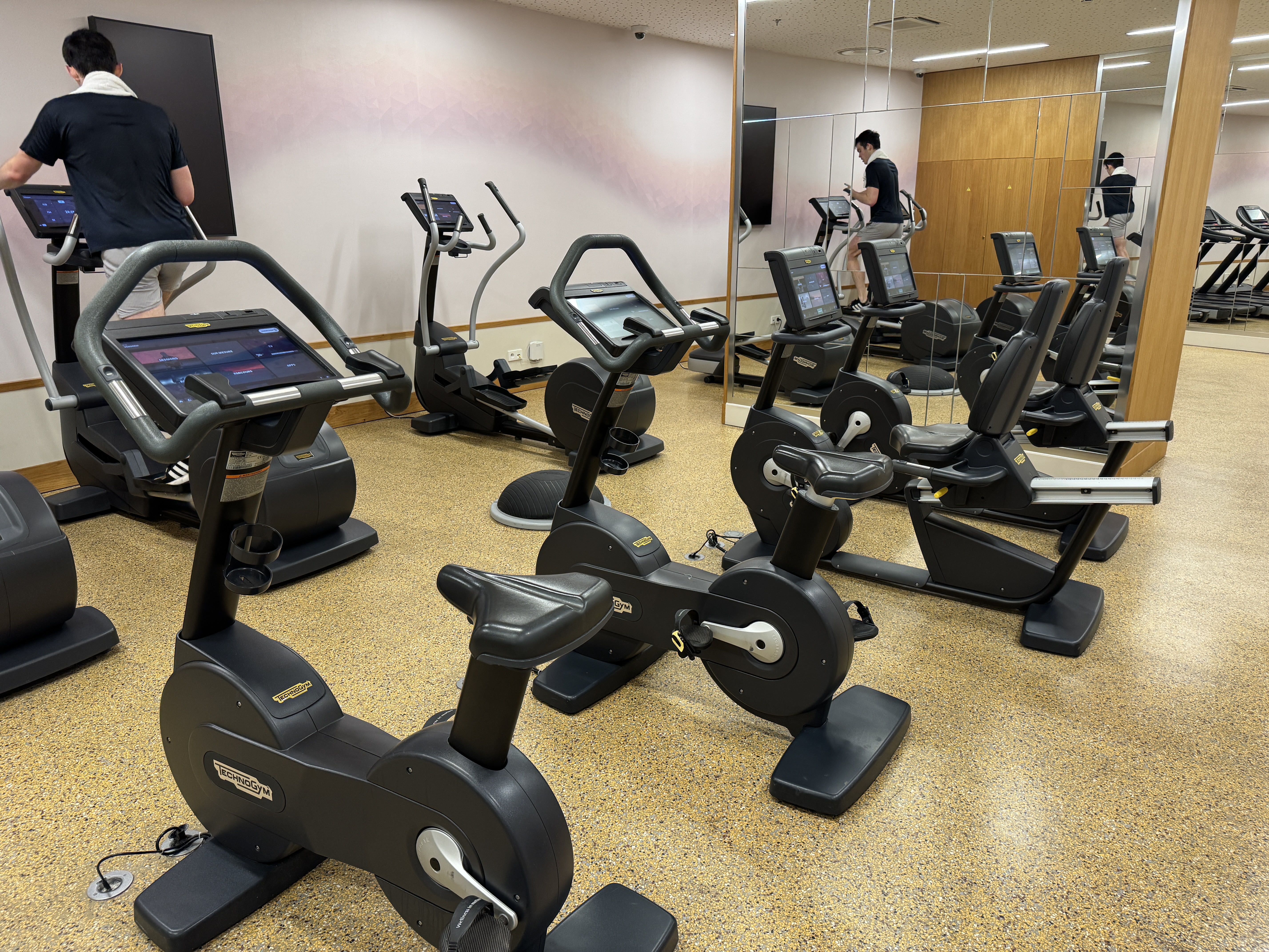 Hyatt Regency Paris Etoile gym bikes