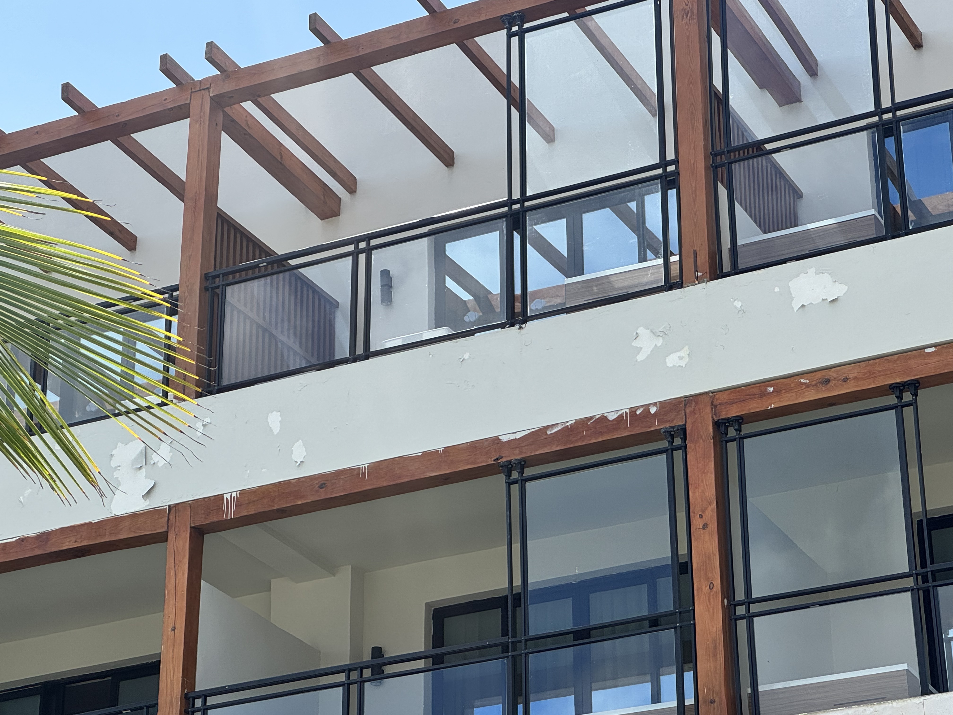 Hyatt Secrets Playa Esmeralda Exterior Paint Damage