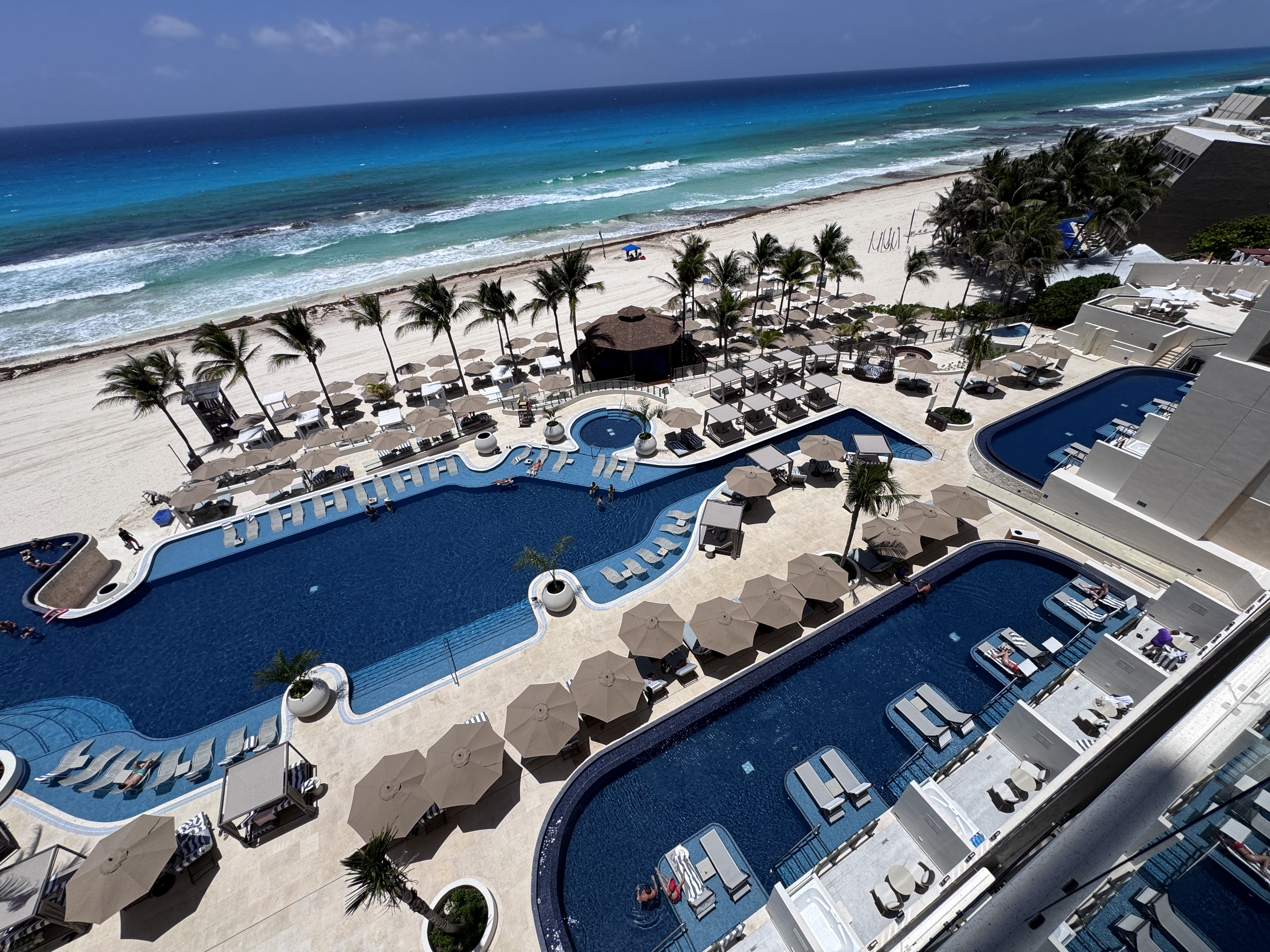 Hyatt Zilara Cancun Aerial Pool Resort View
