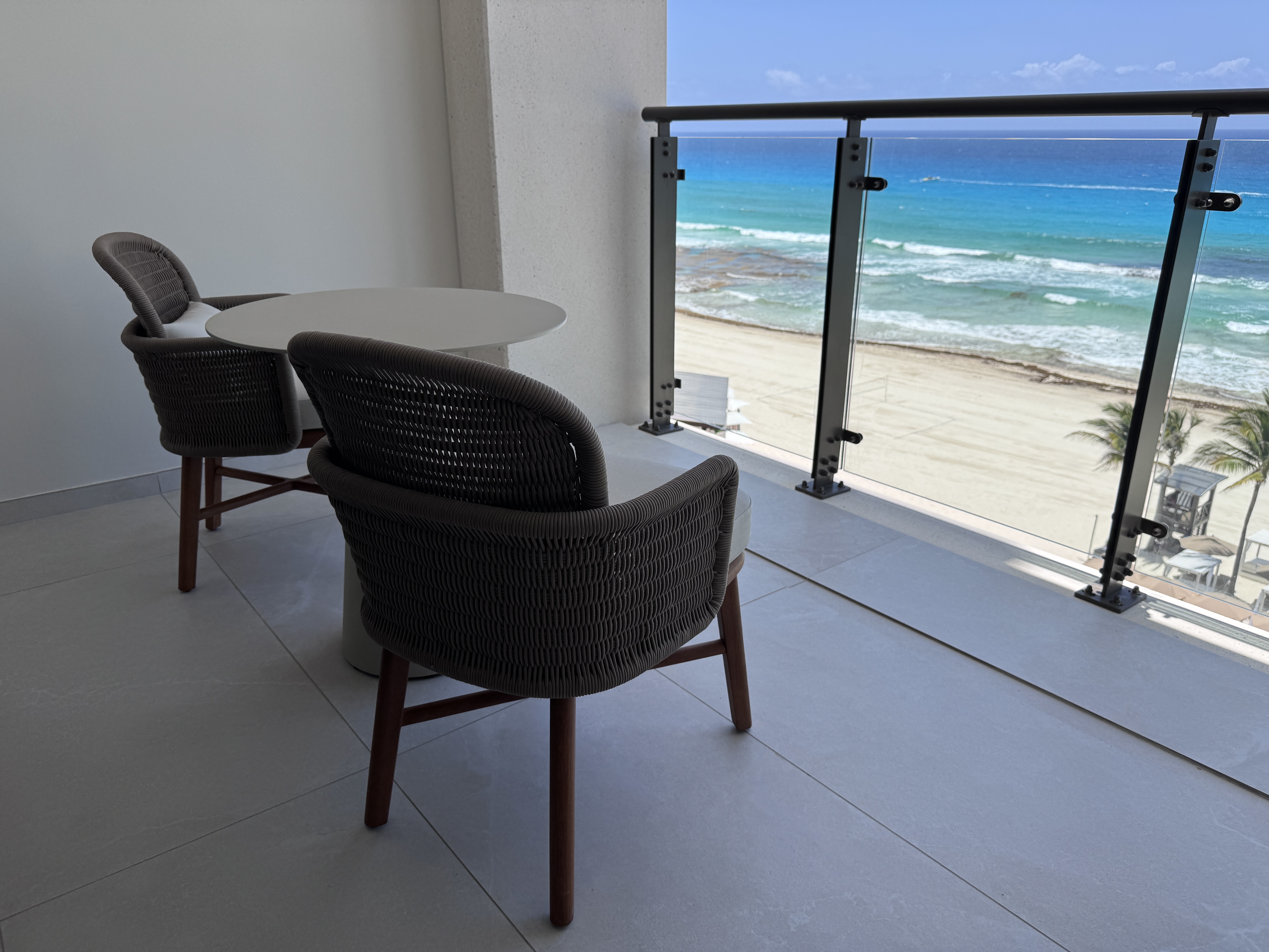 Hyatt Zilara Cancun Balcony Seating Beach View
