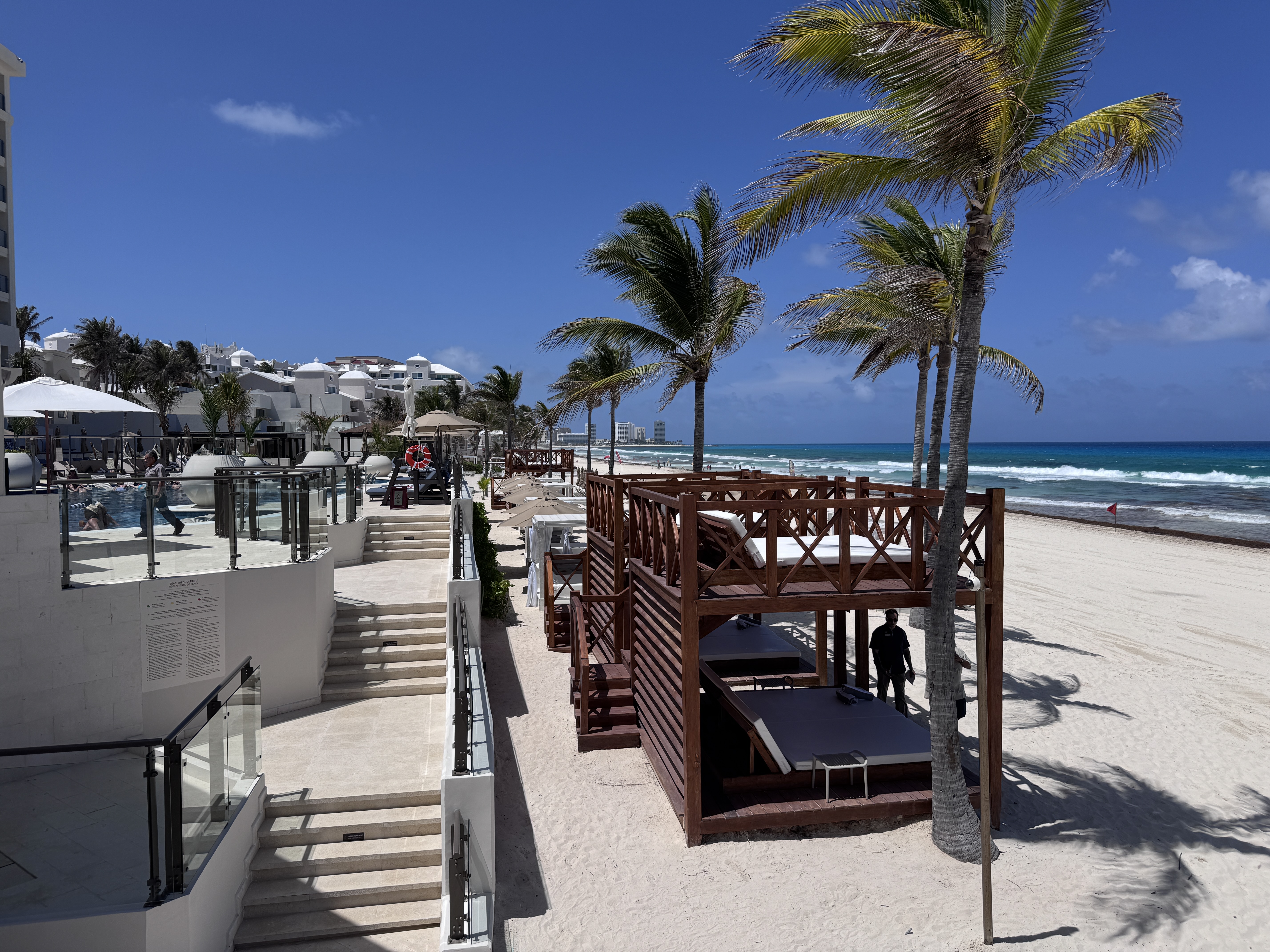 Hyatt Zilara Cancun Beach Cabanas Walkway