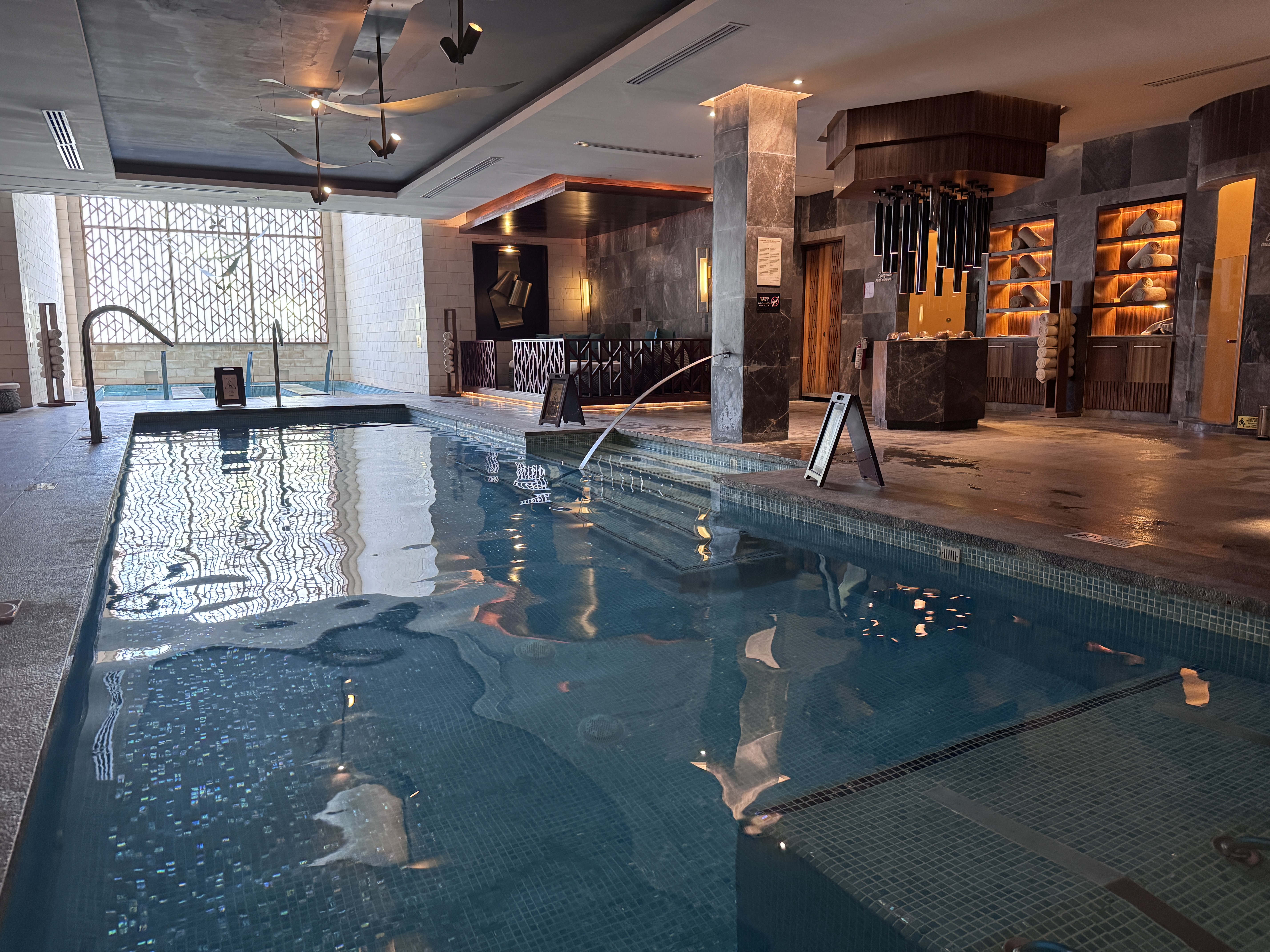 Hyatt Zilara Cancun Indoor Pool Lounge Area
