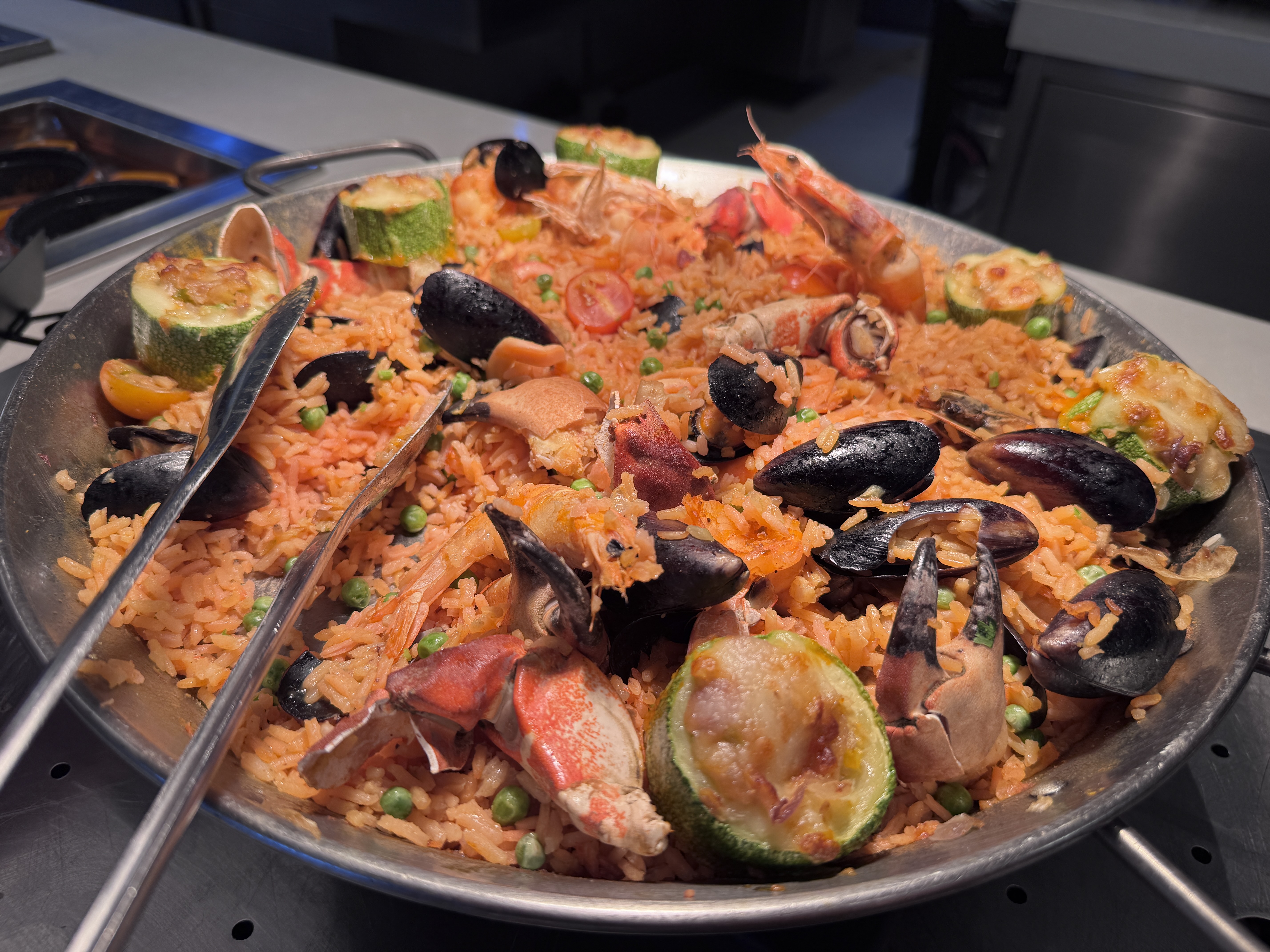 Hyatt Zilara Cancun Paella Seafood Pan
