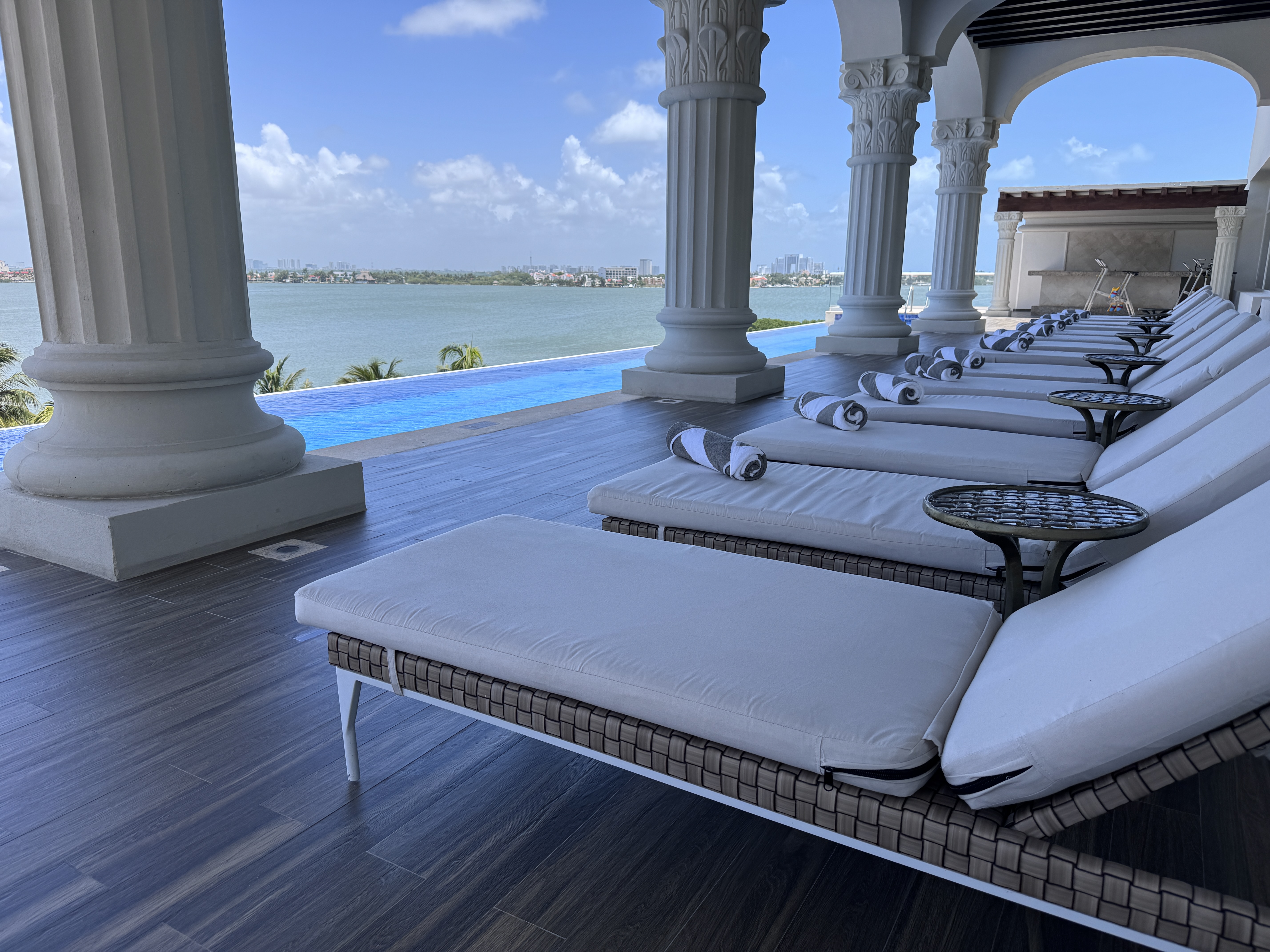 Hyatt Zilara Cancun Pool Loungers Ocean View Hyatt Zilara Cancun Pool Loungers Ocean View