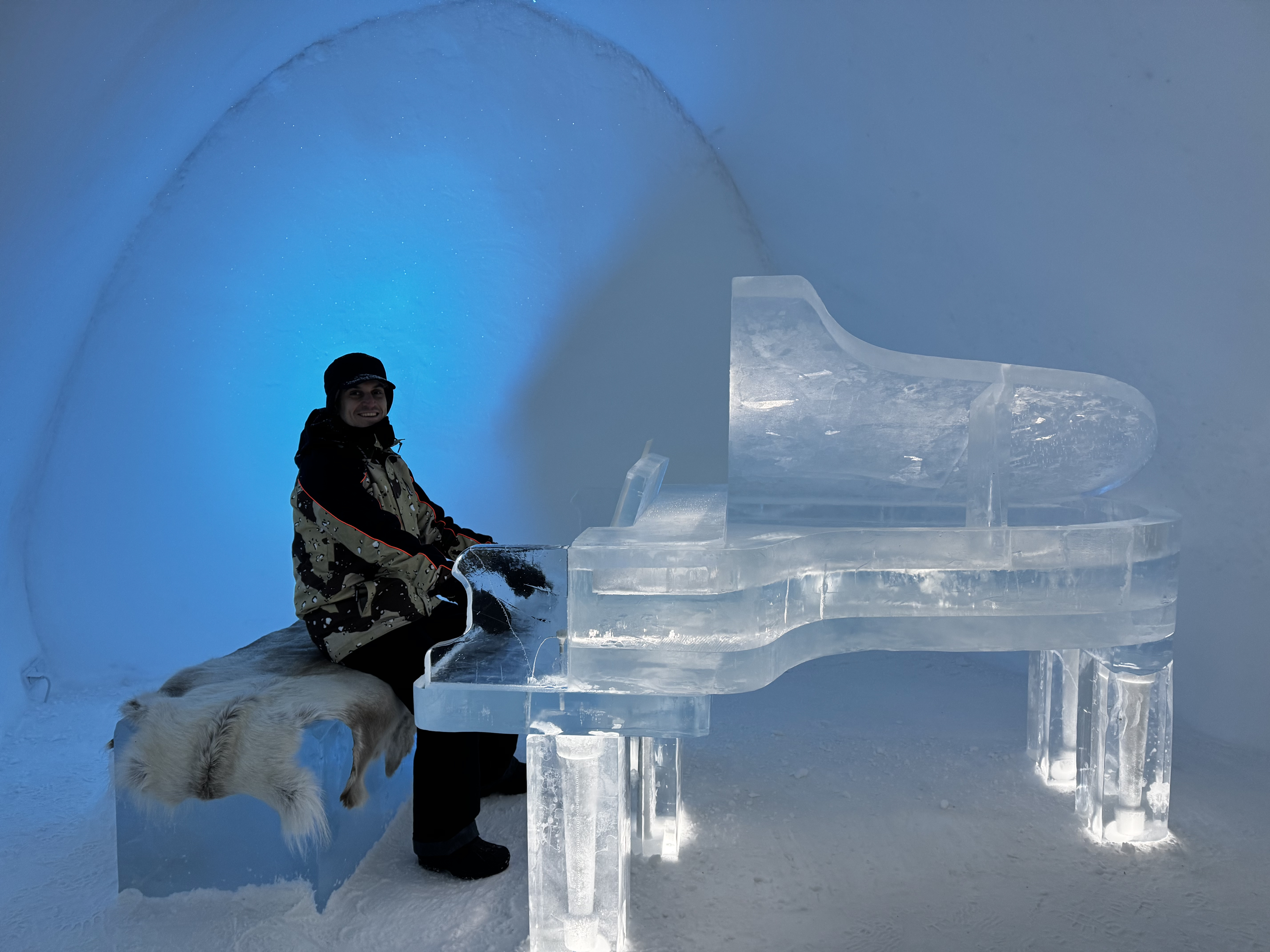 Ice Hotel Sweden Choice Ascend Ice Rooms piano