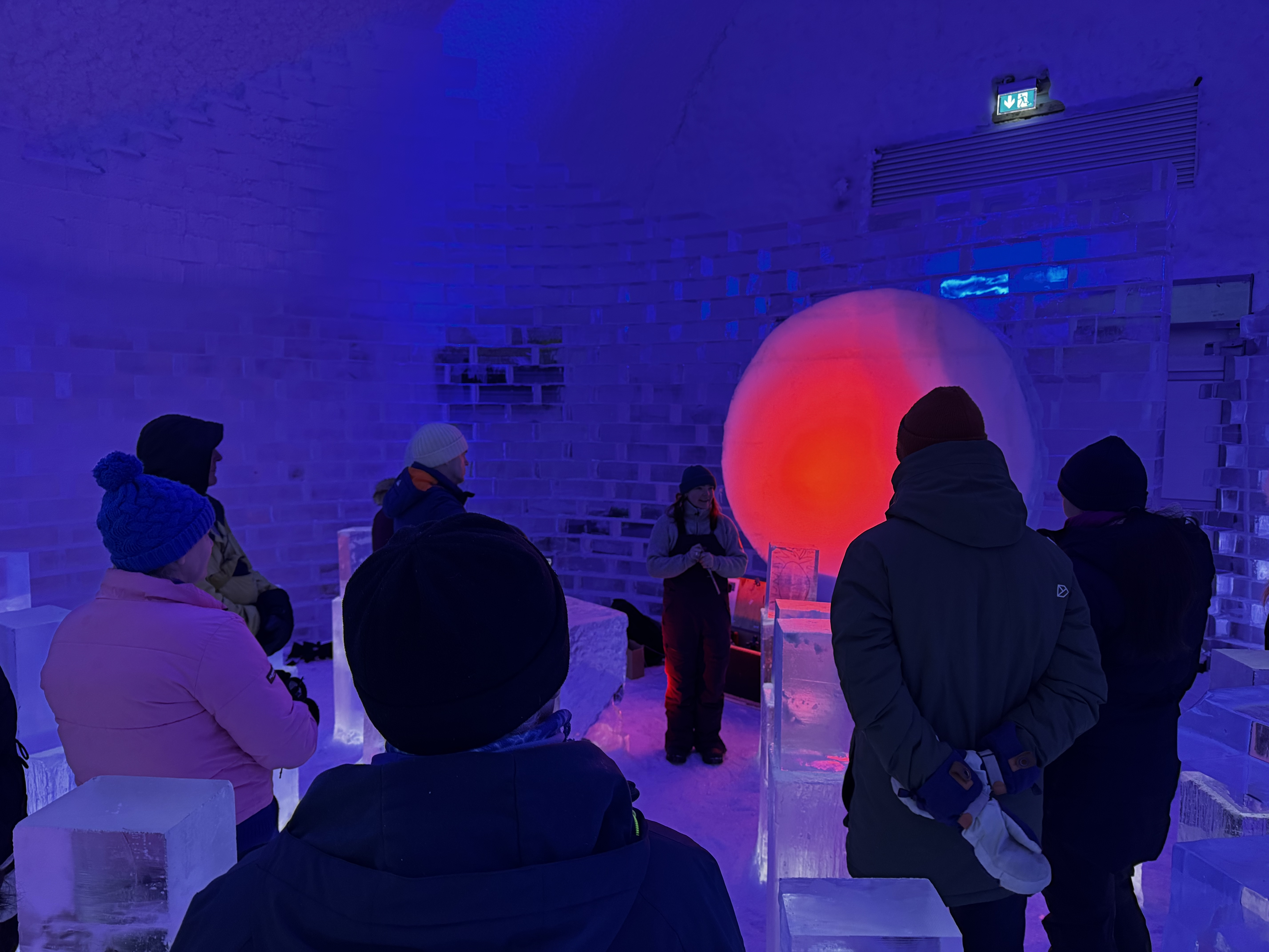 Ice Hotel Sweden Choice Ascend Ice Scultping instructor