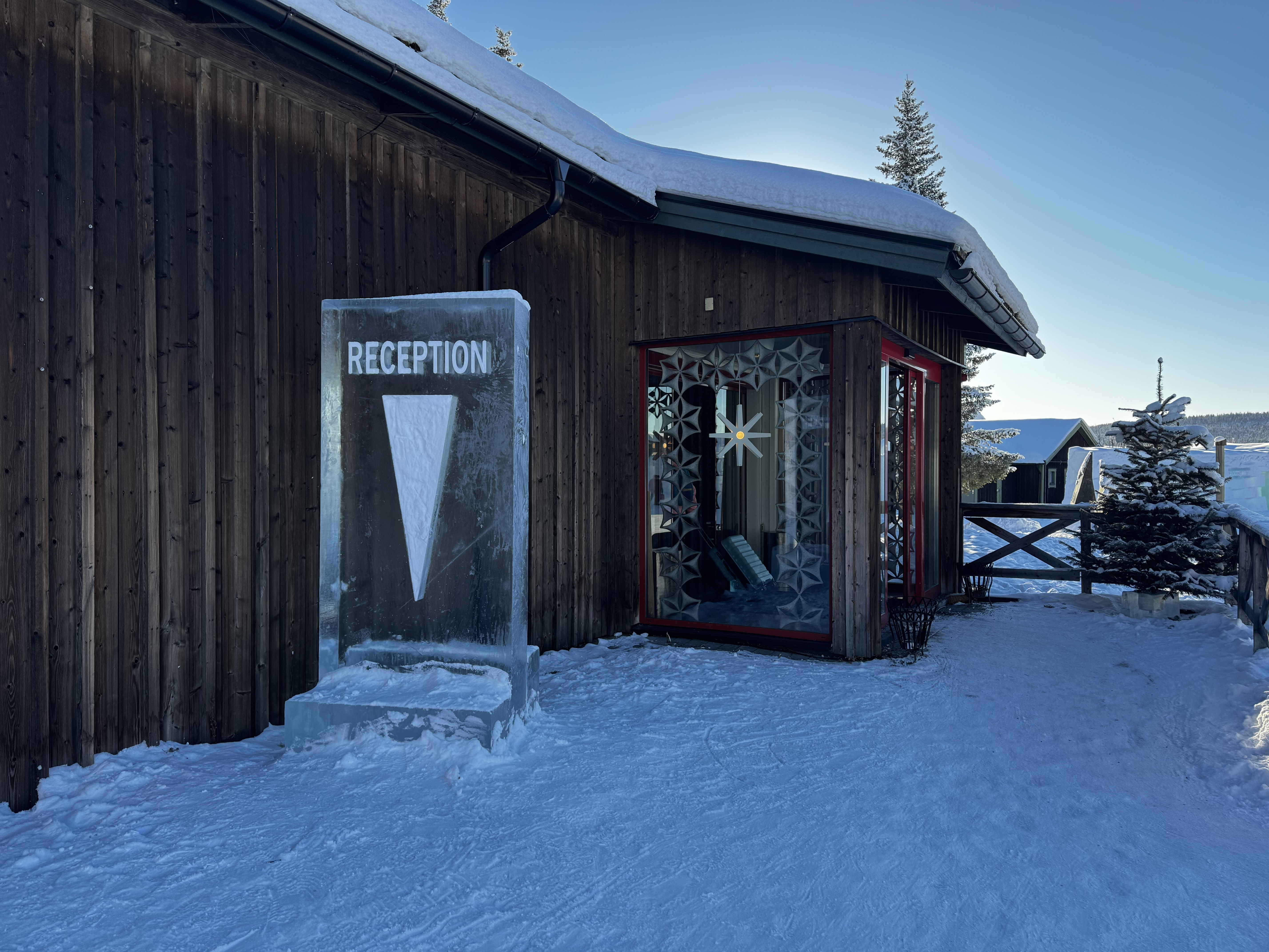 Ice Hotel Sweden Choice Ascend reception