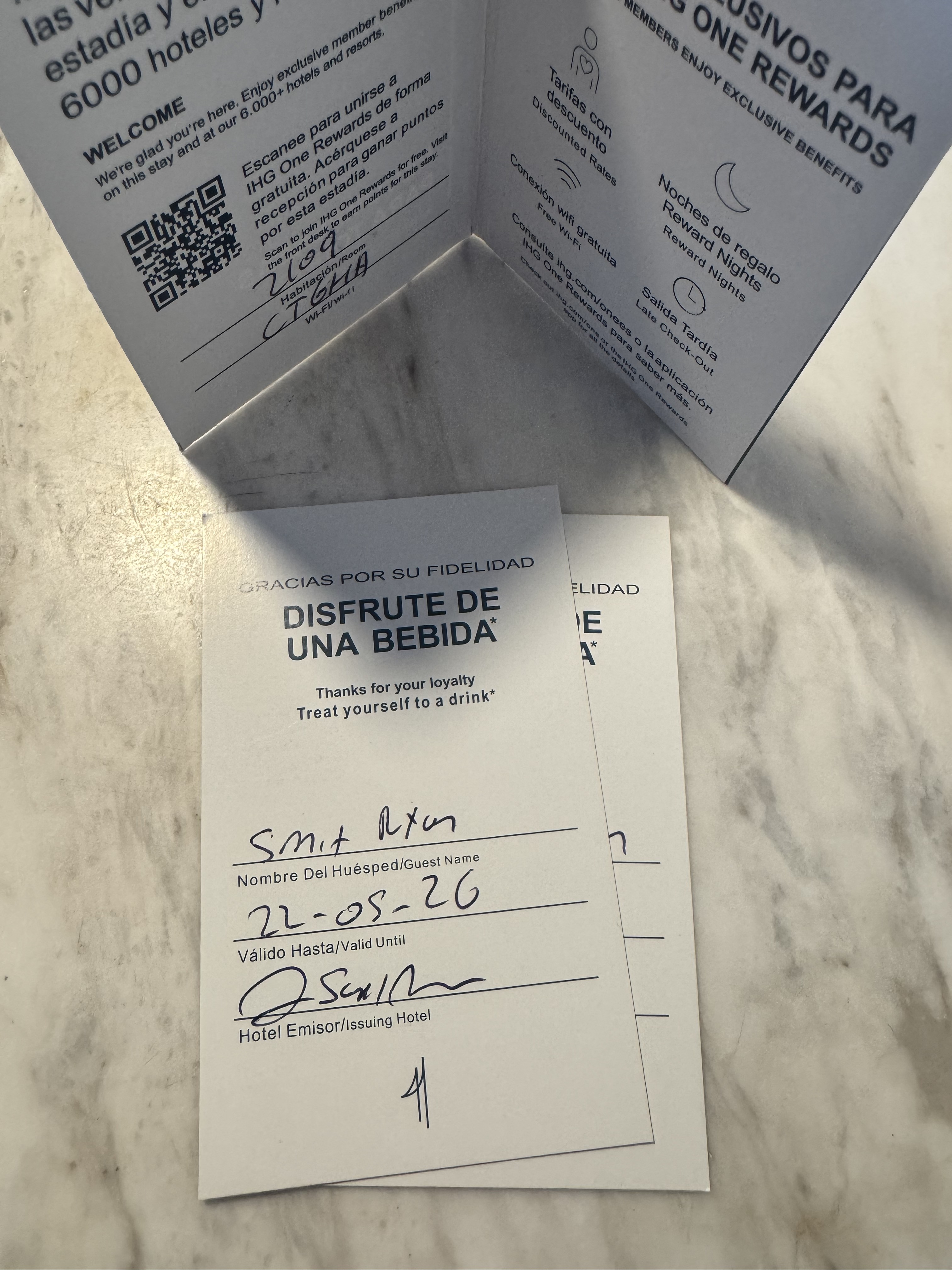 InterContinental Cartagena IHG Drink Voucher