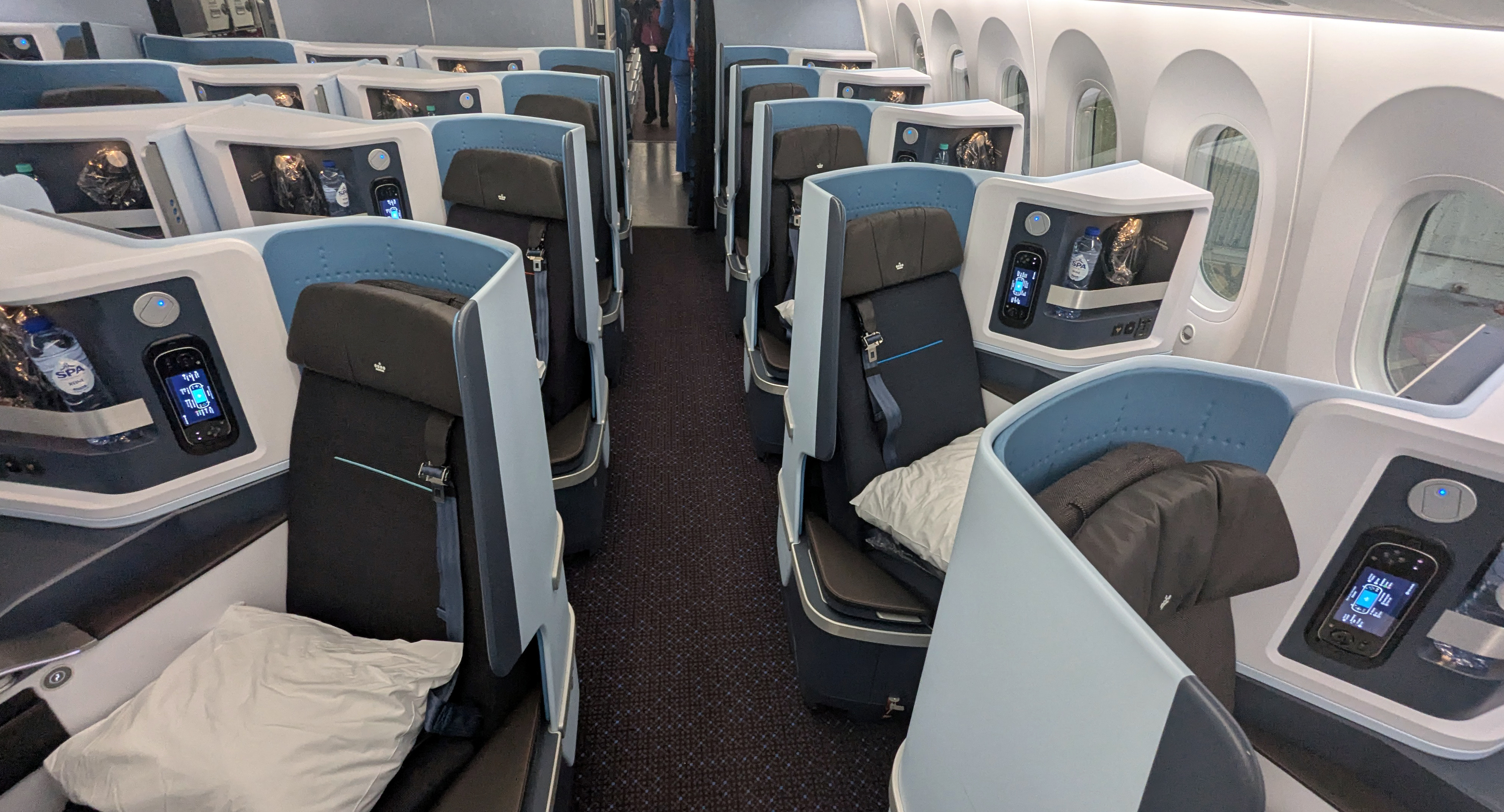 KLM B787 10 business class KLM B787 10 business class