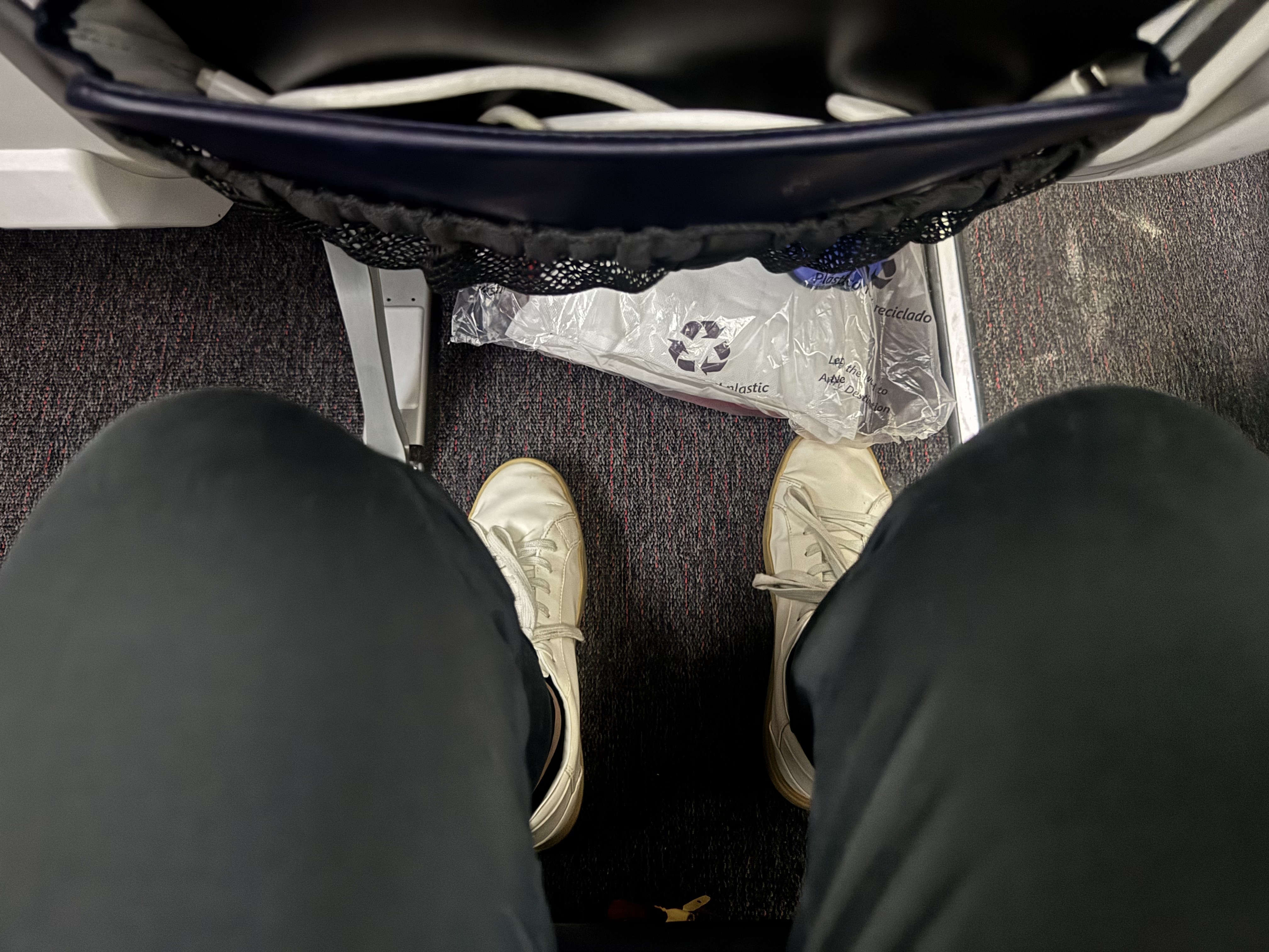 LATAM B787 9 GRU MEX Space at Knees