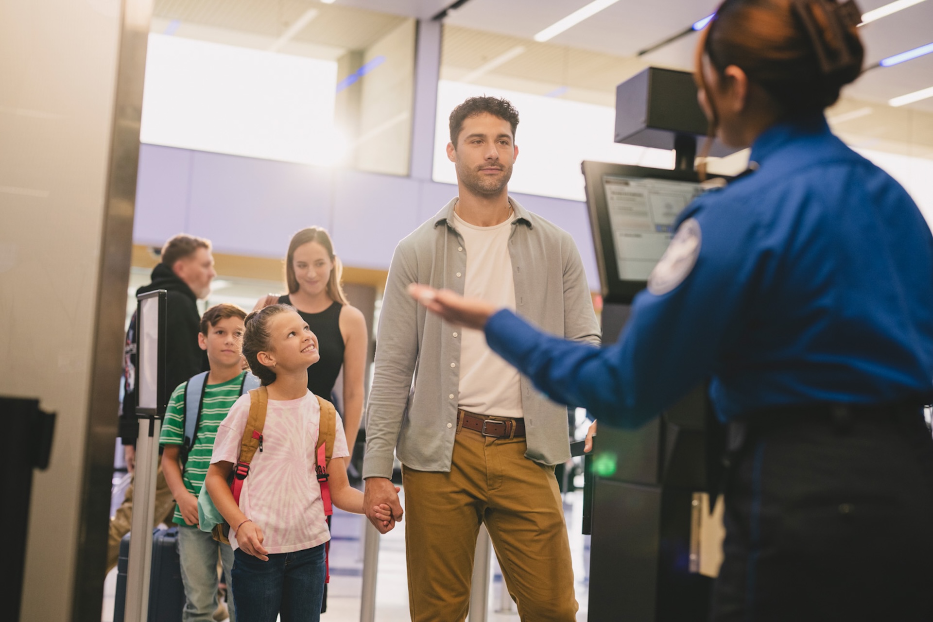 Large TSA PreCheck Touchless ID family dad first Large TSA PreCheck Touchless ID family dad first