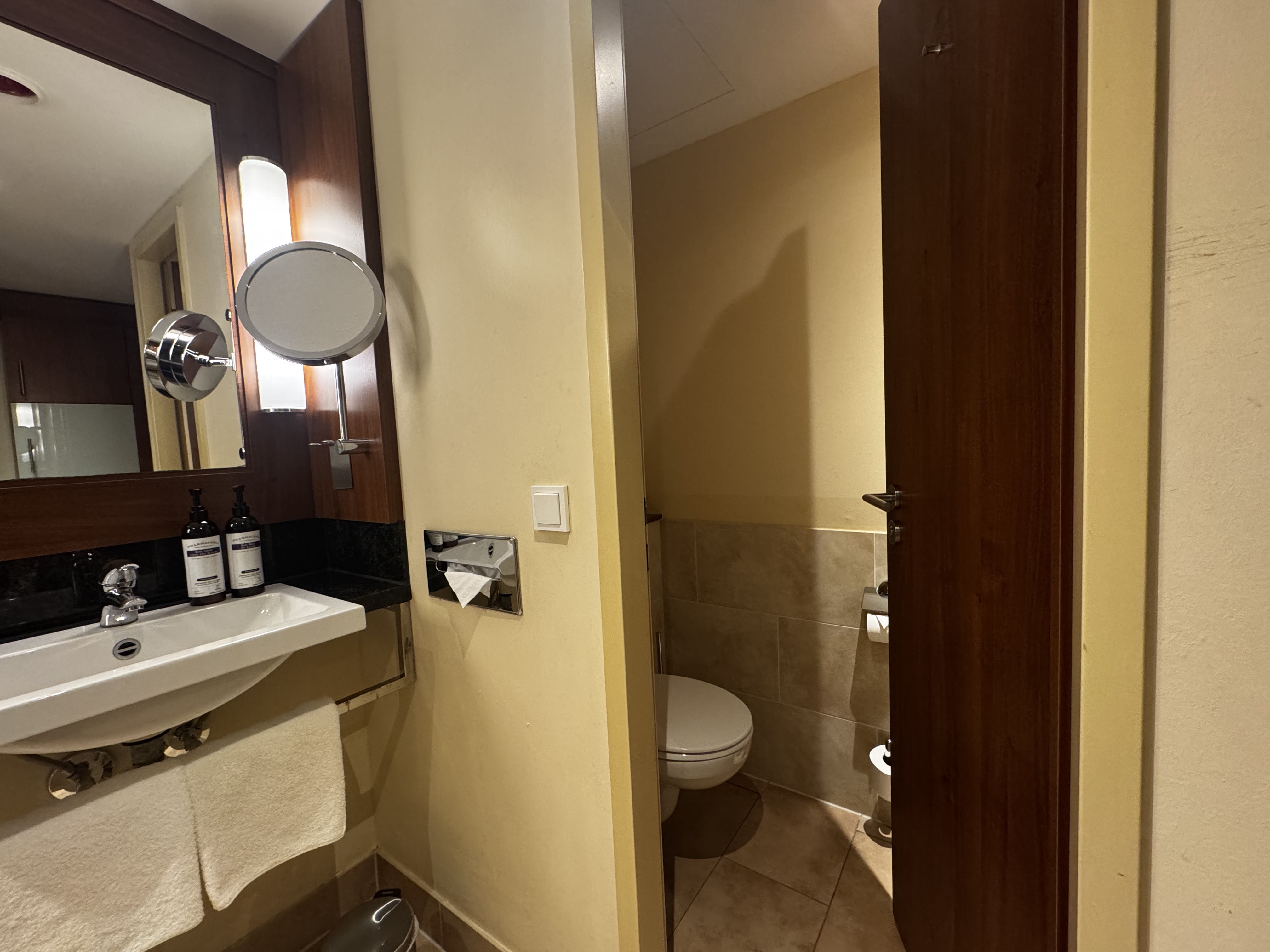 Lindner Hotel Hamburg Am Michel JdV Hyatt 1 King Bed Deluxe toilet