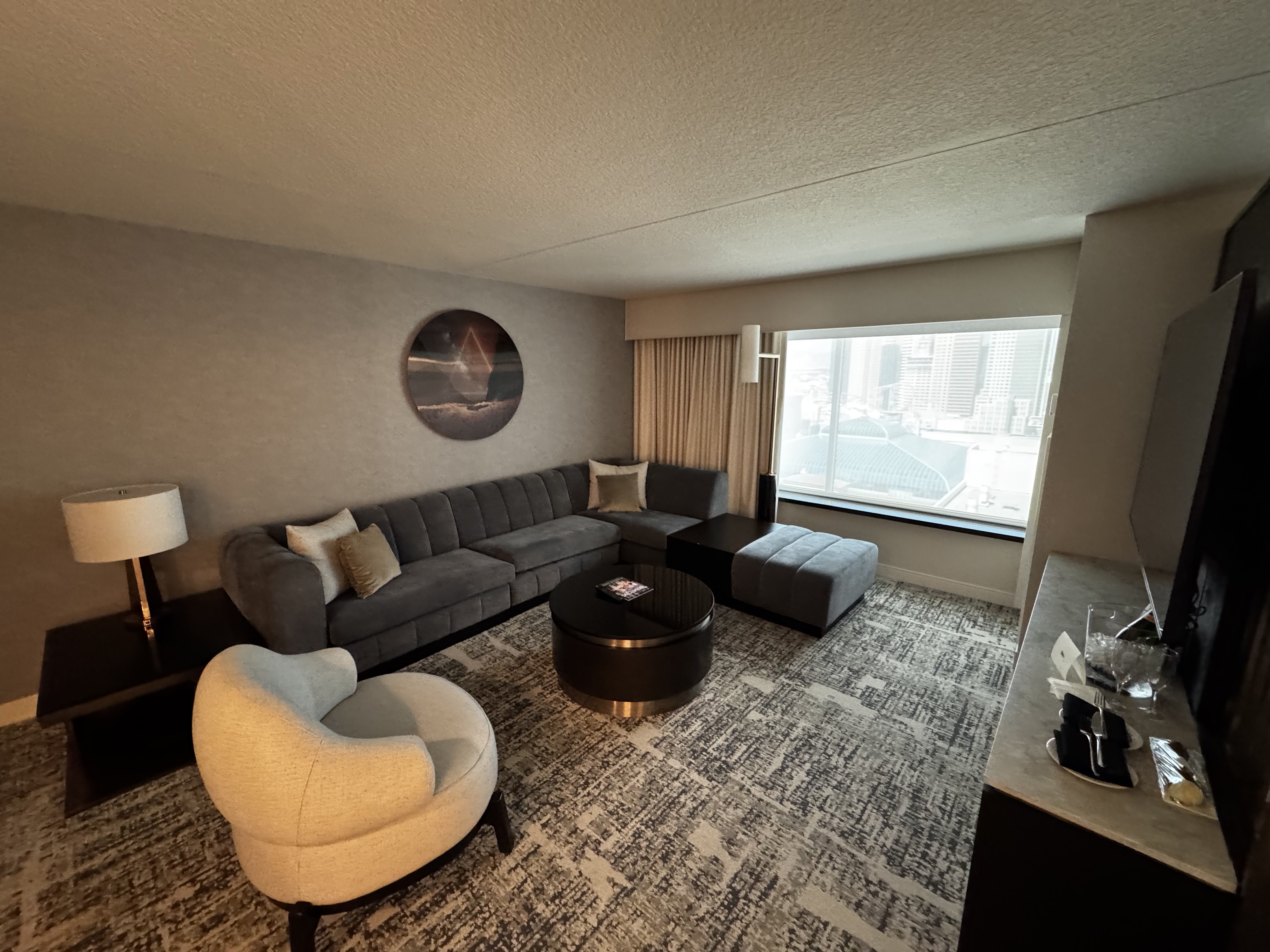 MGM Grand Las Vegas Executive King Suite living room MGM Grand Las Vegas Executive King Suite living room