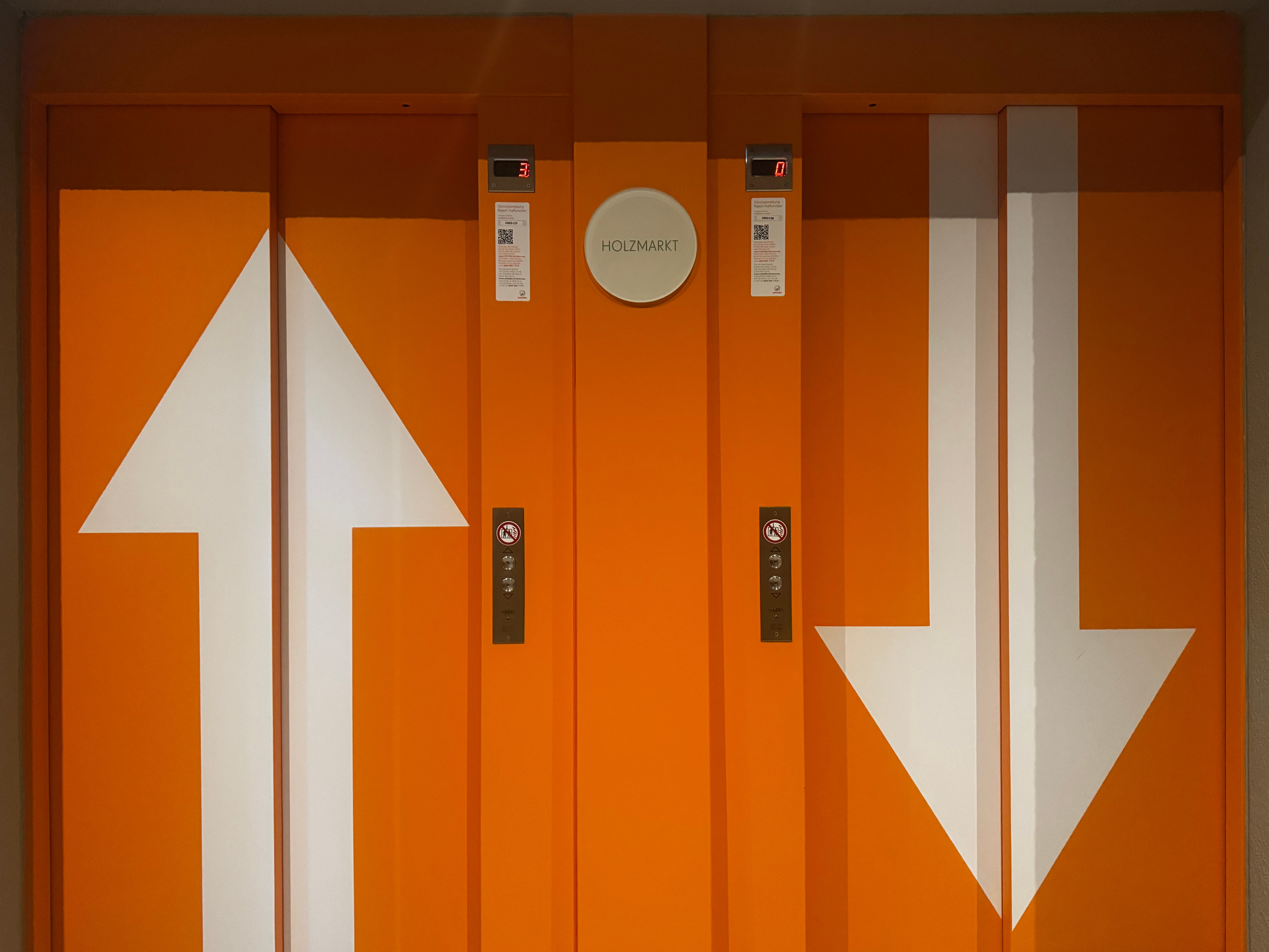 Me and All Hotel Berlin East Side elevator doors