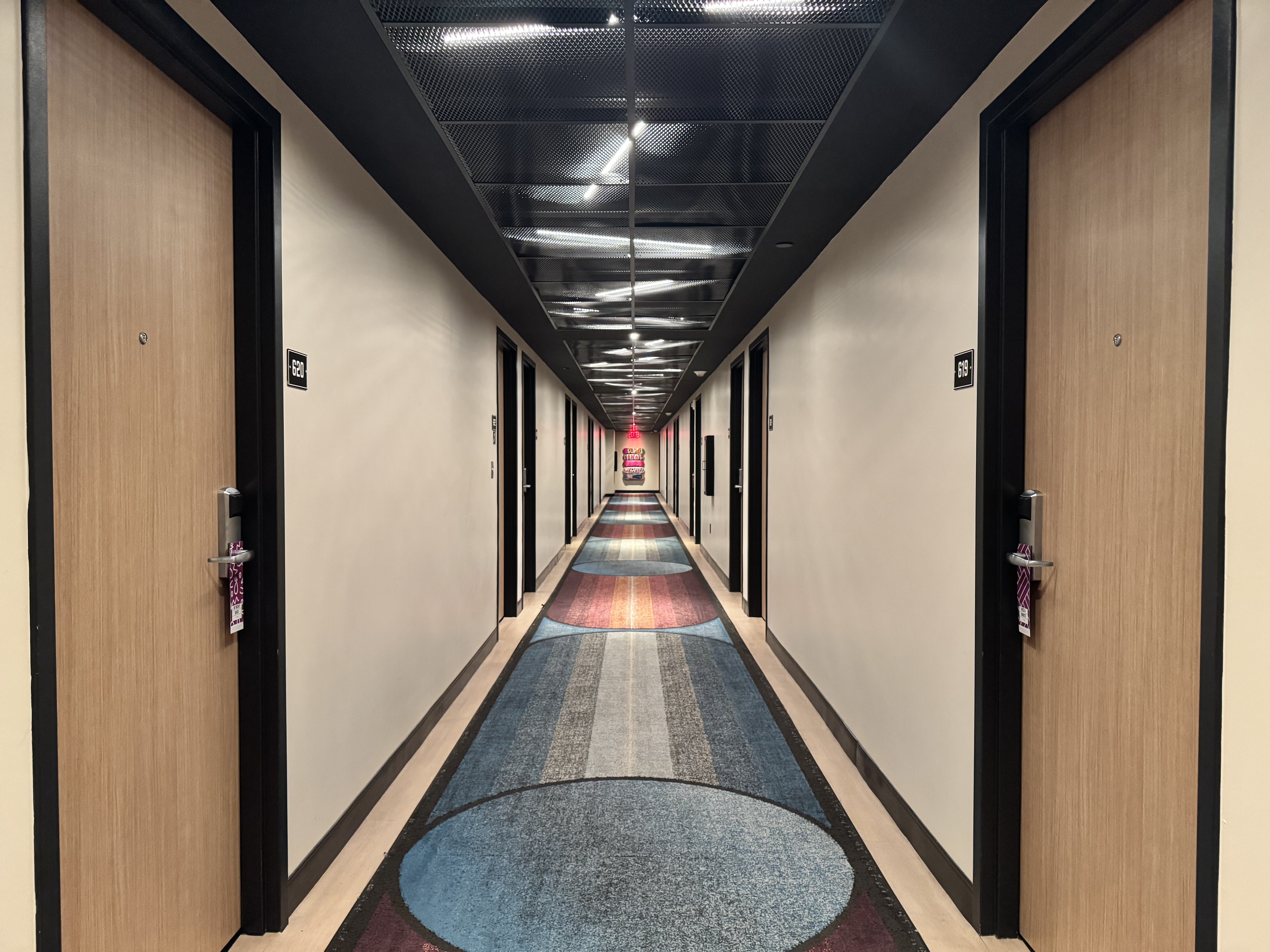 Moxy Miami Wynwood Guest Floor Long View