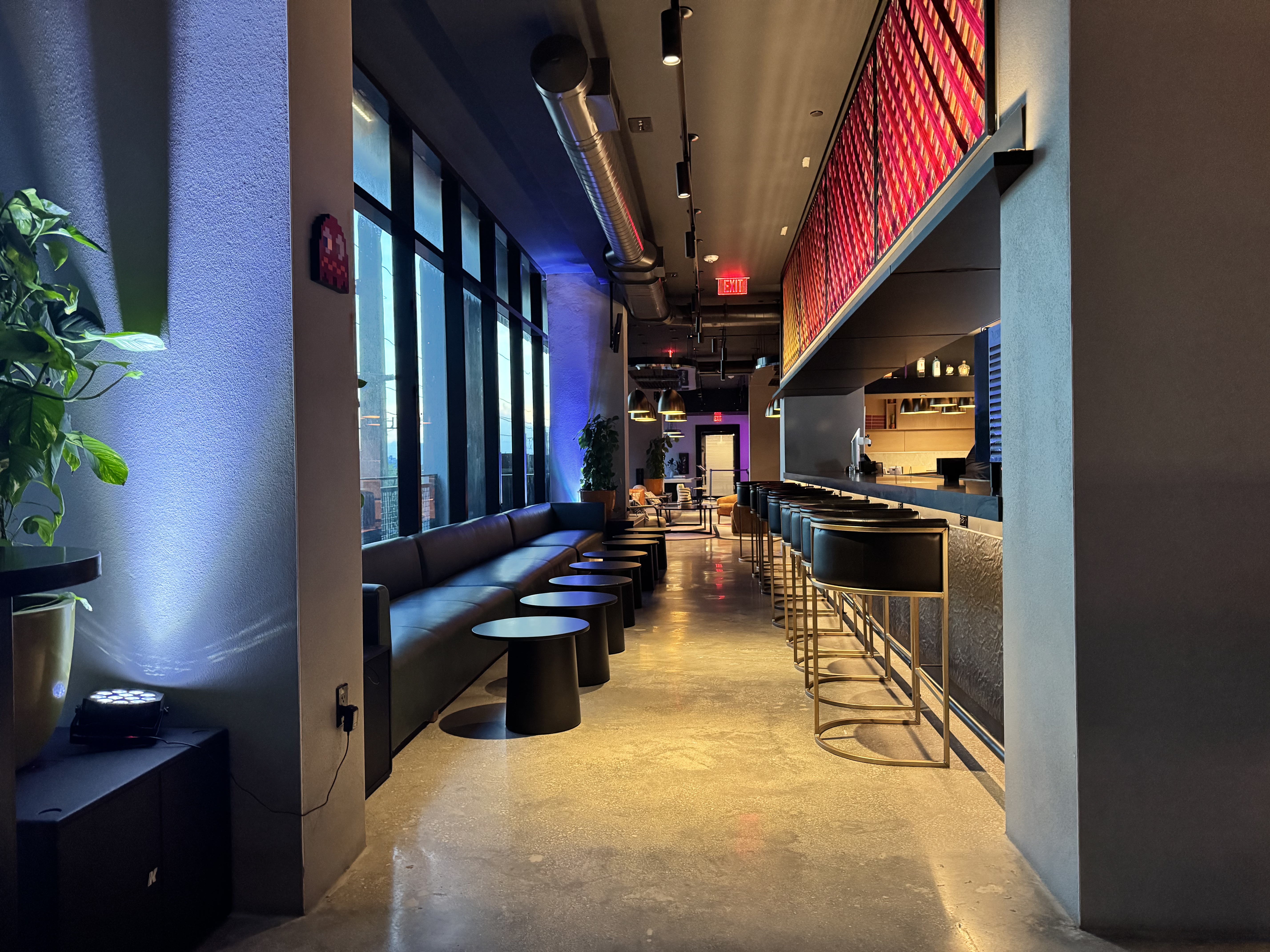 Moxy Miami Wynwood Lobby Bar Seating