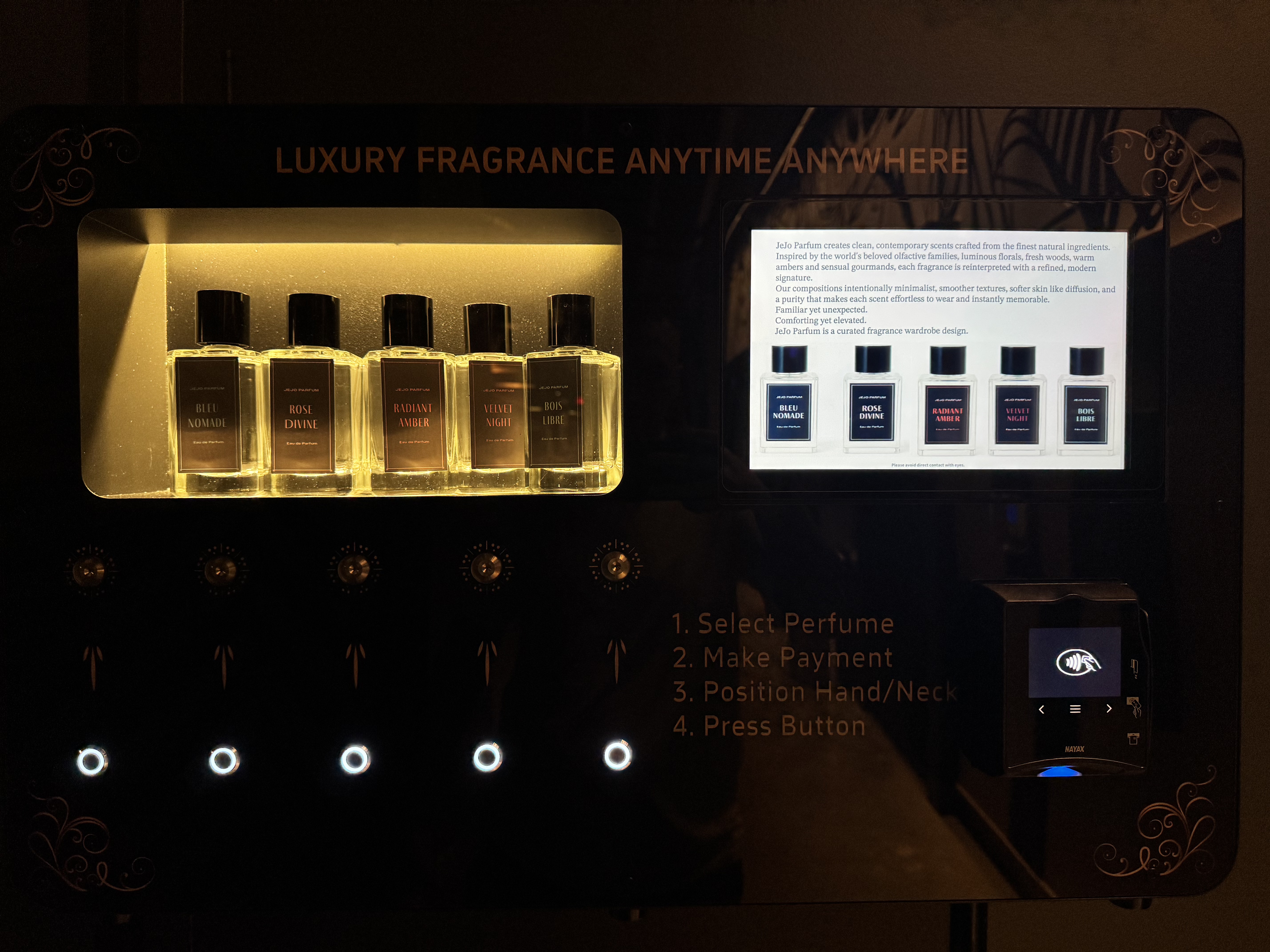 Moxy Miami Wynwood Luxury Fragrance Vending Machine