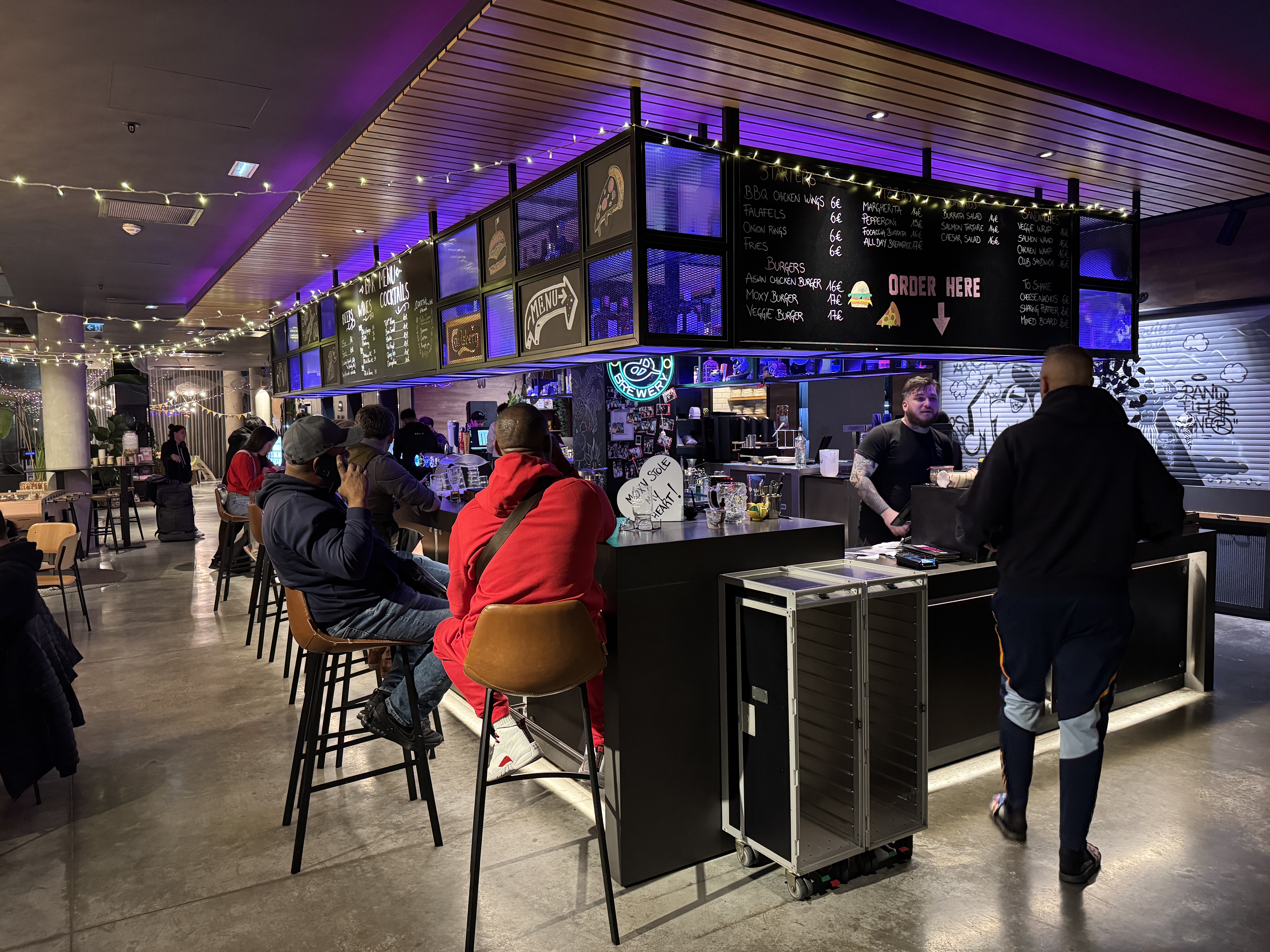 Moxy Paris Charles de Gaulle Airport bar