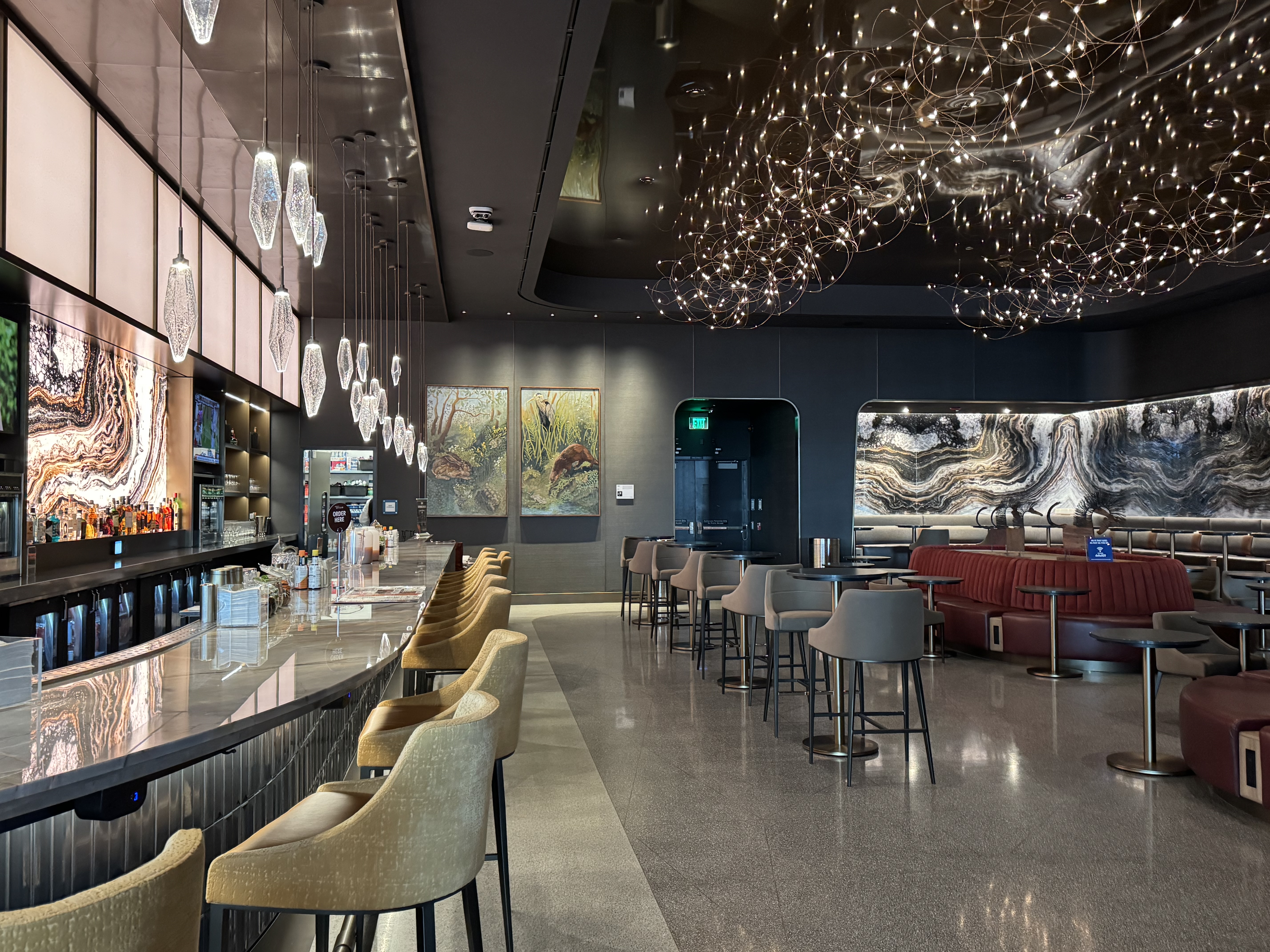 New Delta Sky Club SLC Bar Design