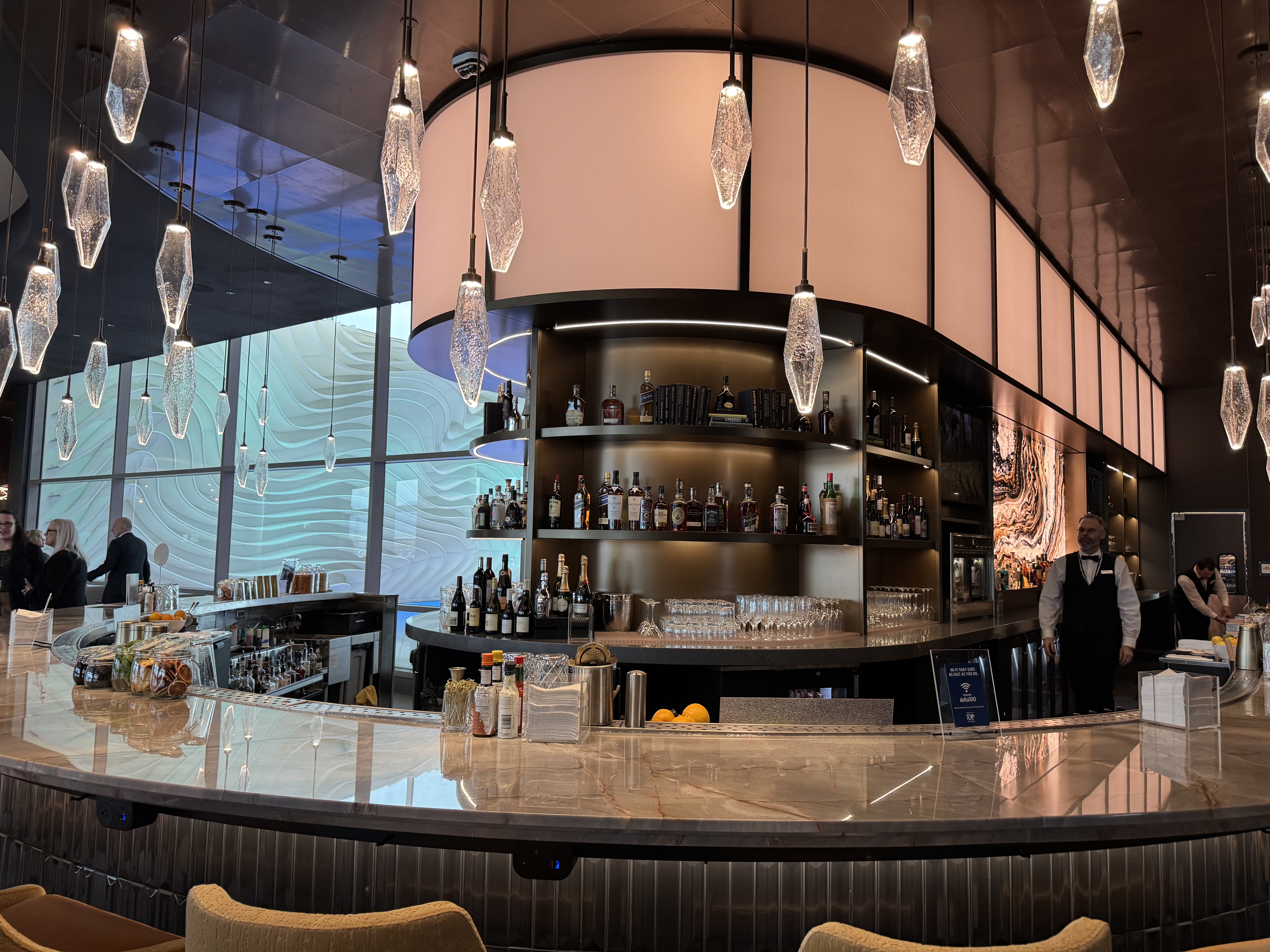 New Delta Sky Club SLC Bar Selections