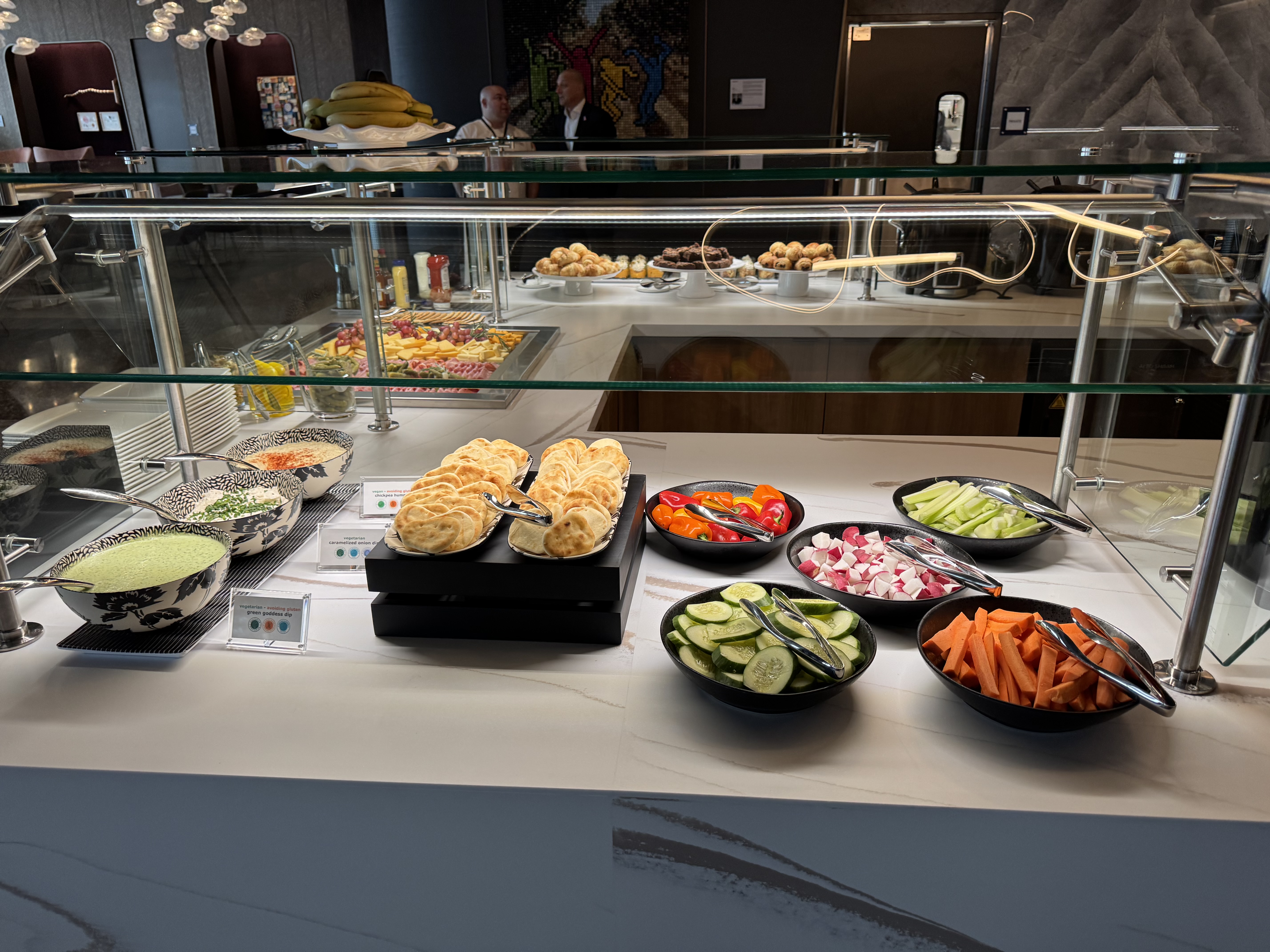 New Delta Sky Club SLC Buffet