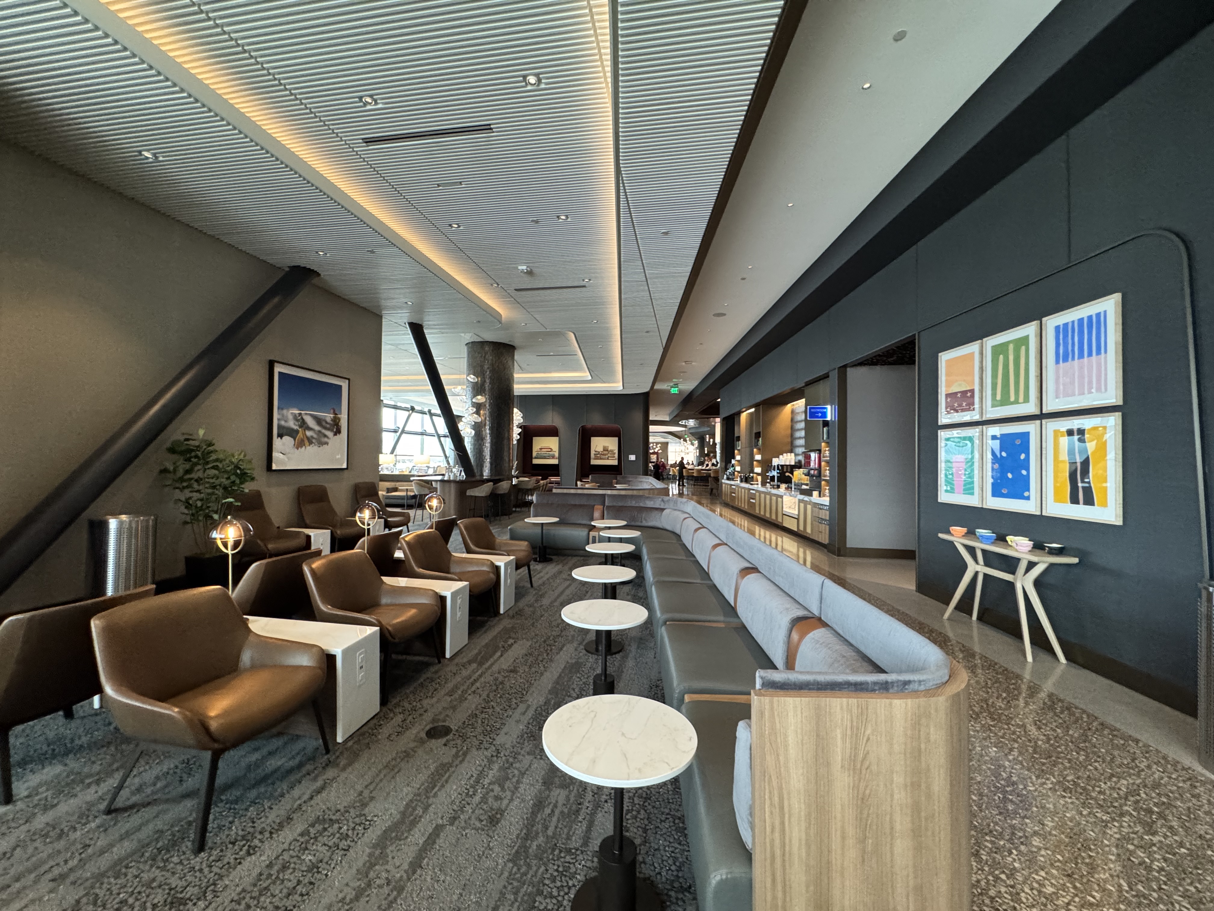 New Delta Sky Club SLC Facing Main Area