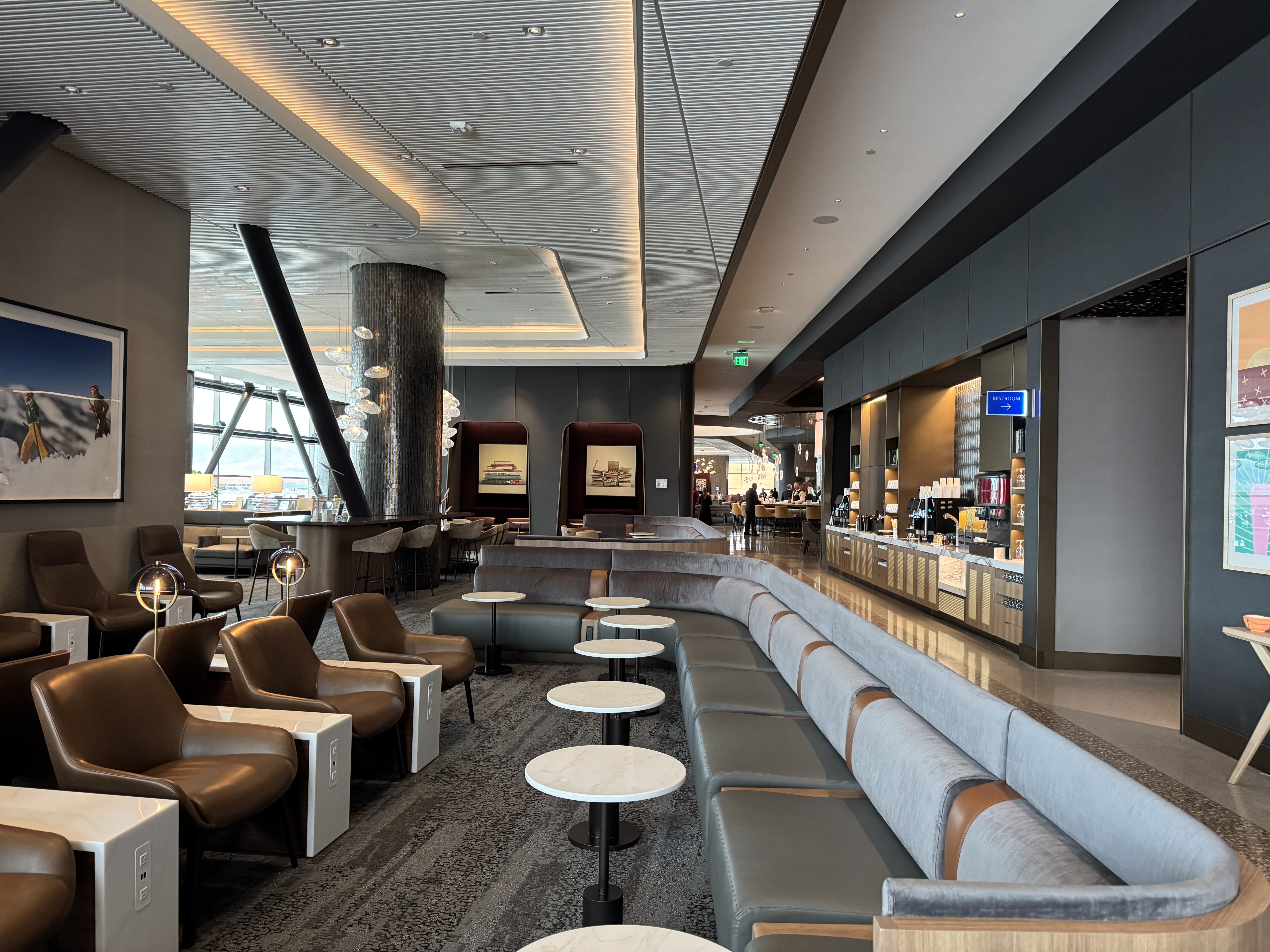 New Delta Sky Club SLC Lounge Chairs