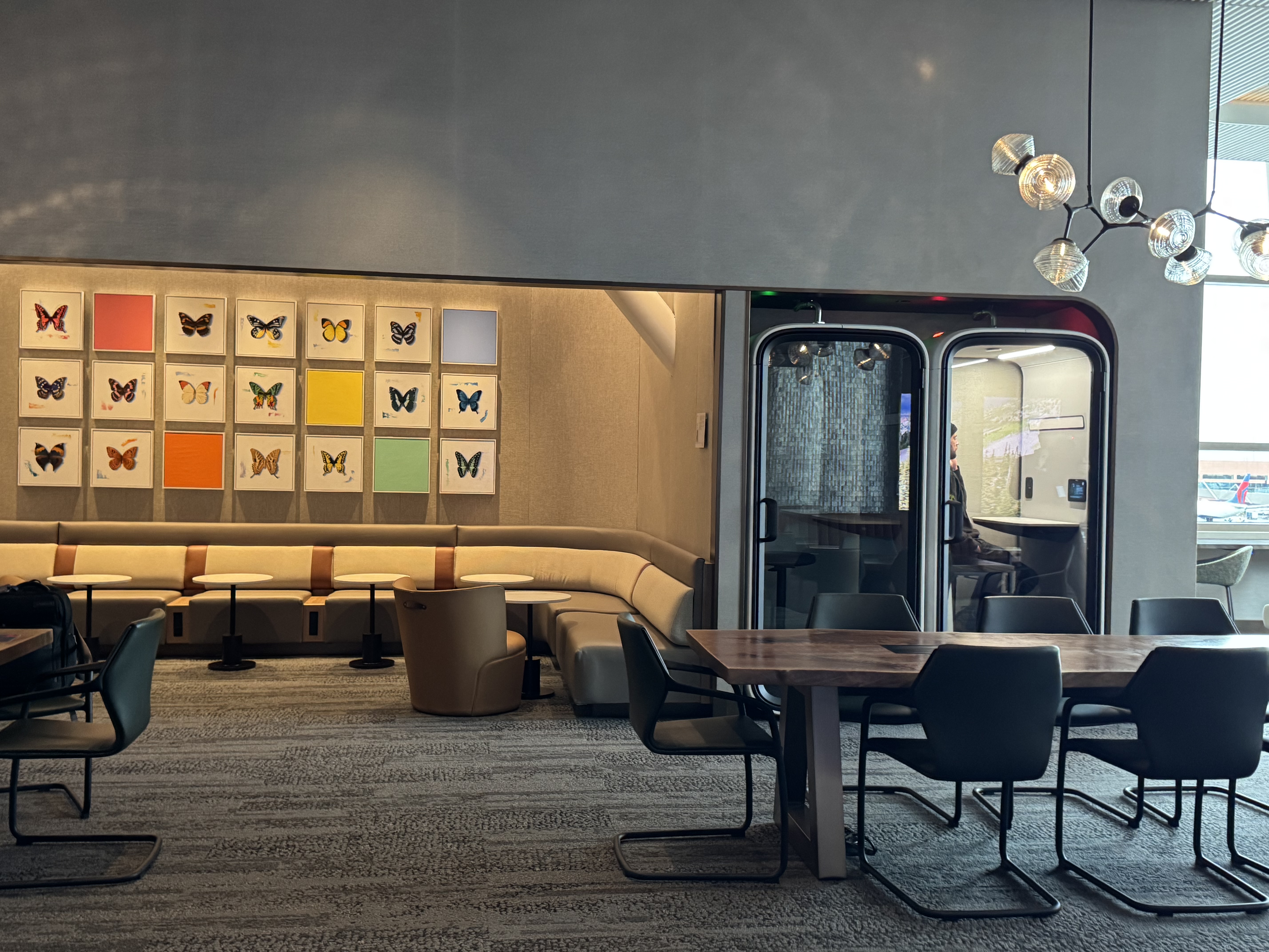 New Delta Sky Club SLC Phone Booths