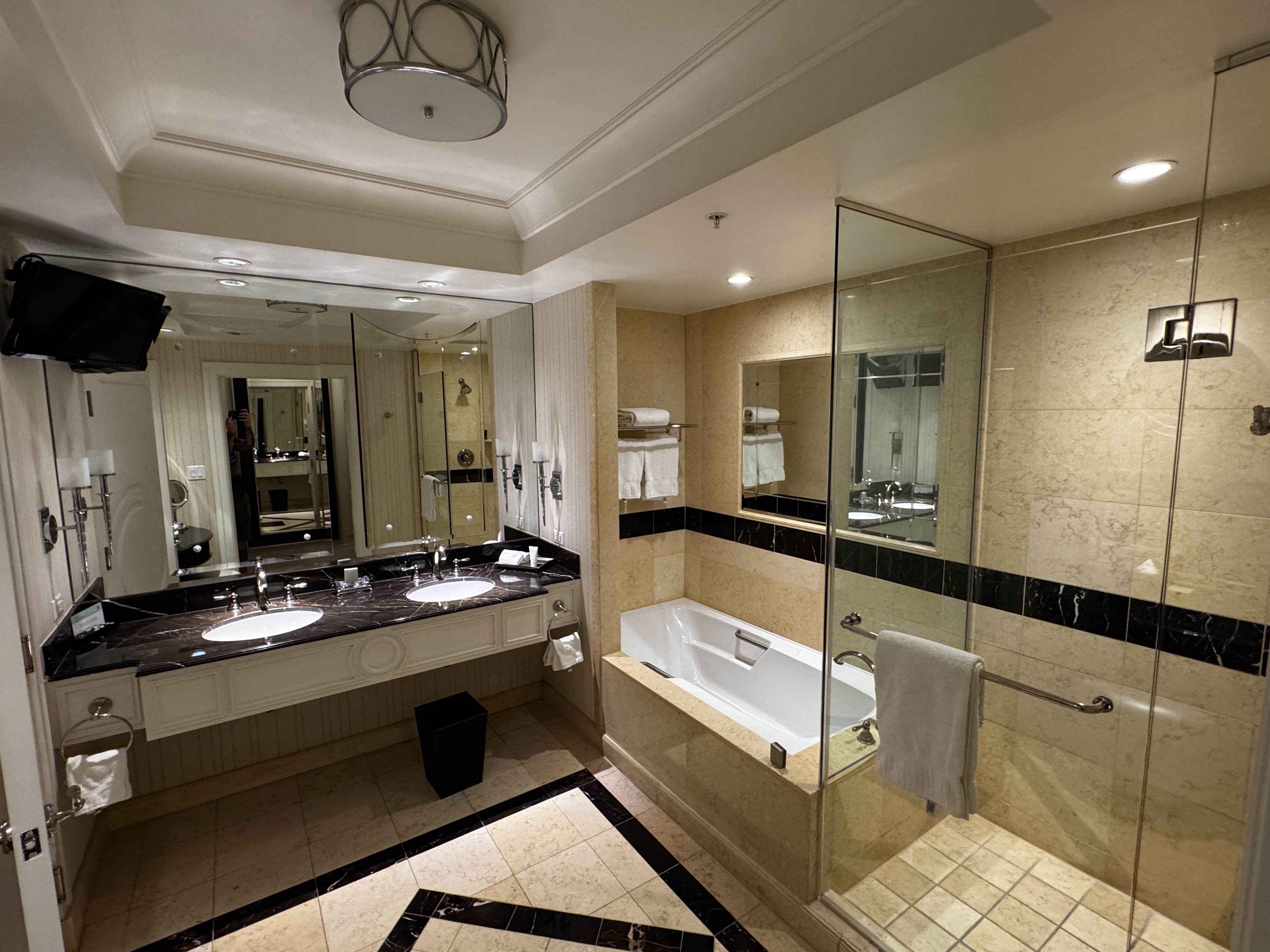 Palazzo Las Vegas Luxury King Suite bathroom entrance