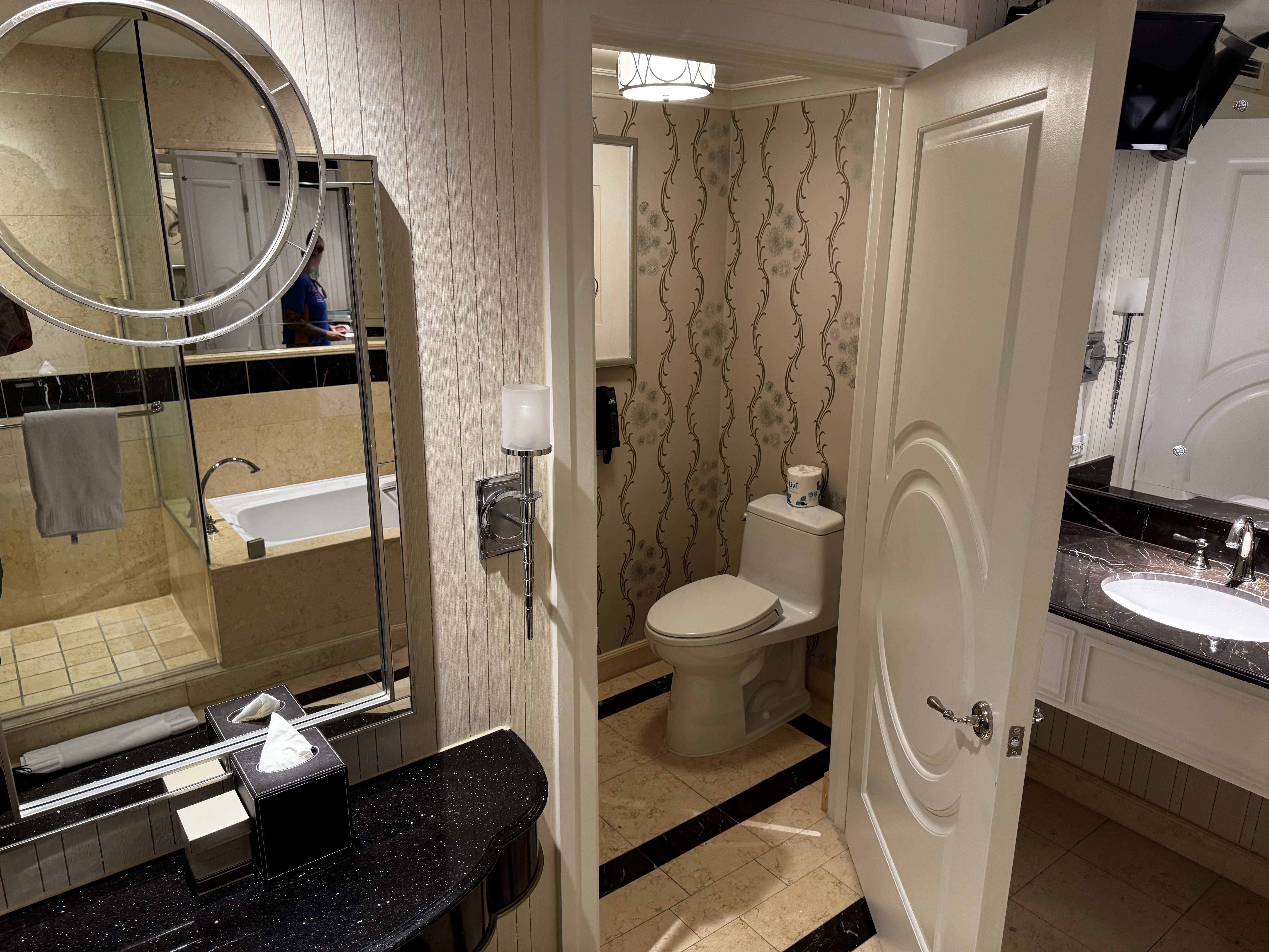 Palazzo Las Vegas Luxury King Suite bathroom