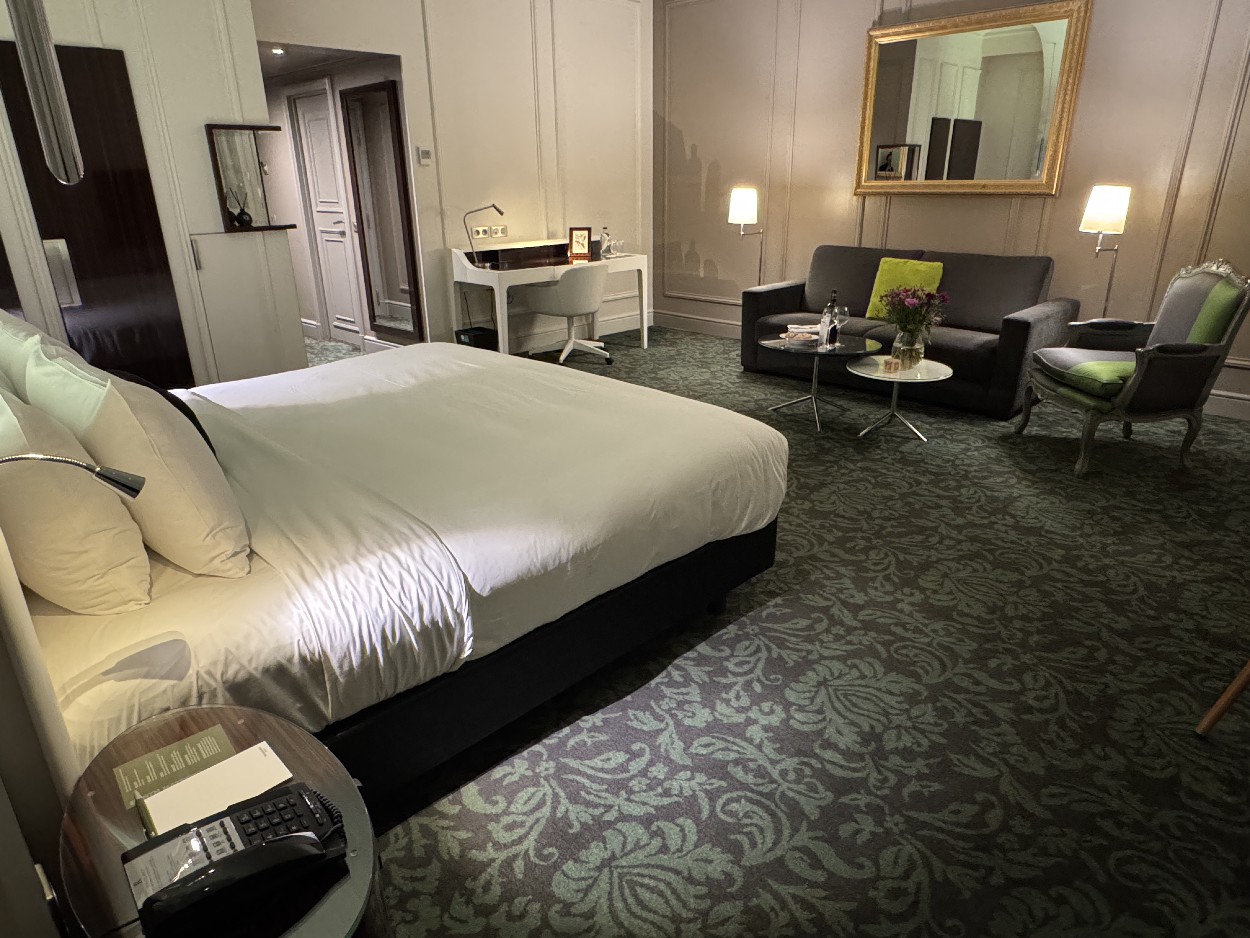 Renaissance Paris Nobel Tour Eiffel Hotel family suite from window