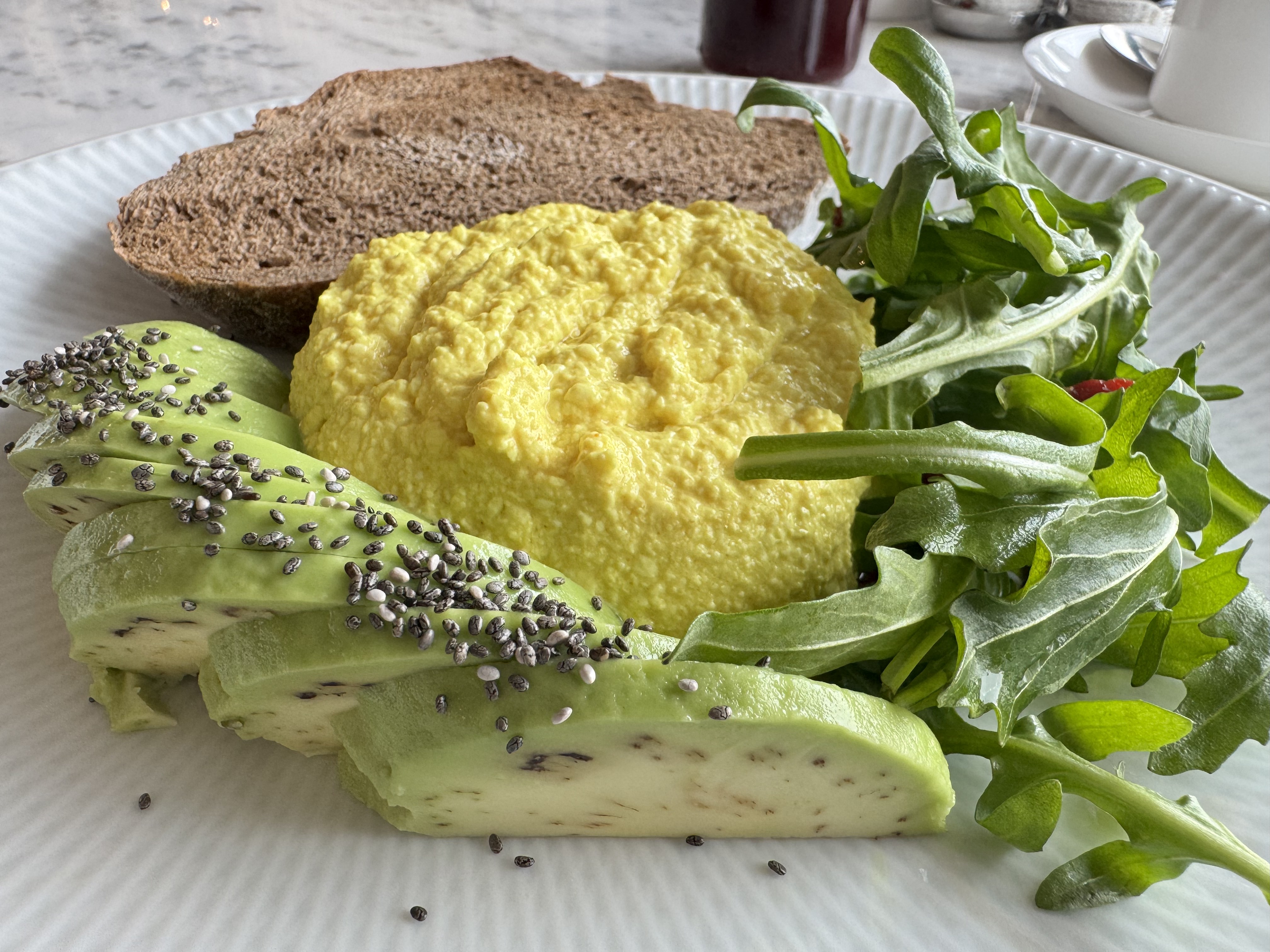 Ritz Carlton Baku Tribeca Vegan Breakfast