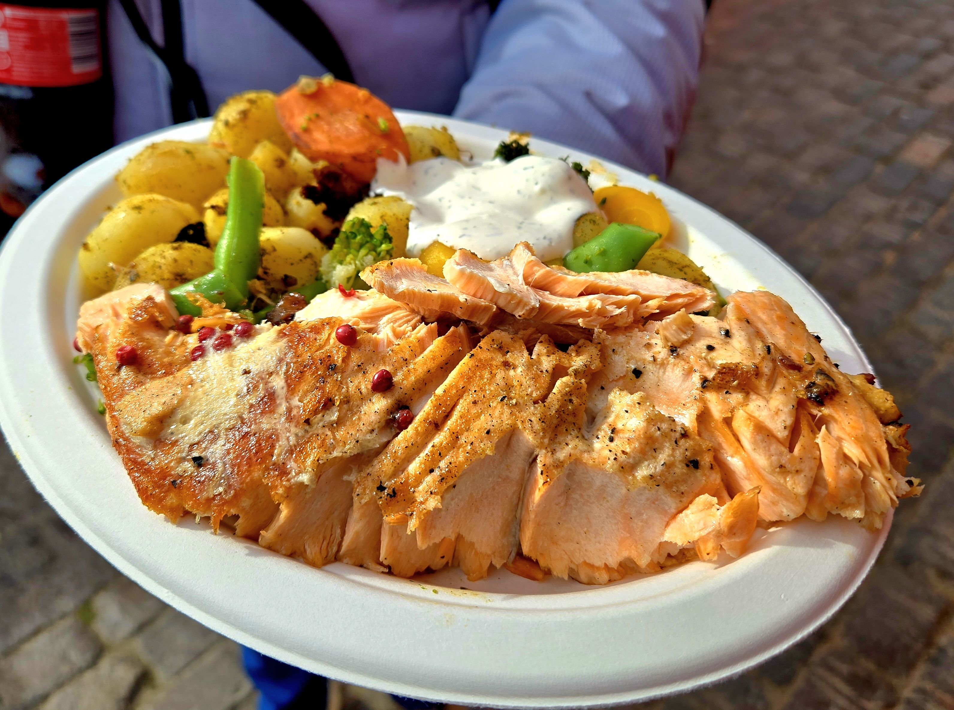 Salmon Dinner Helsinki Finland Salmon Dinner Helsinki Finland