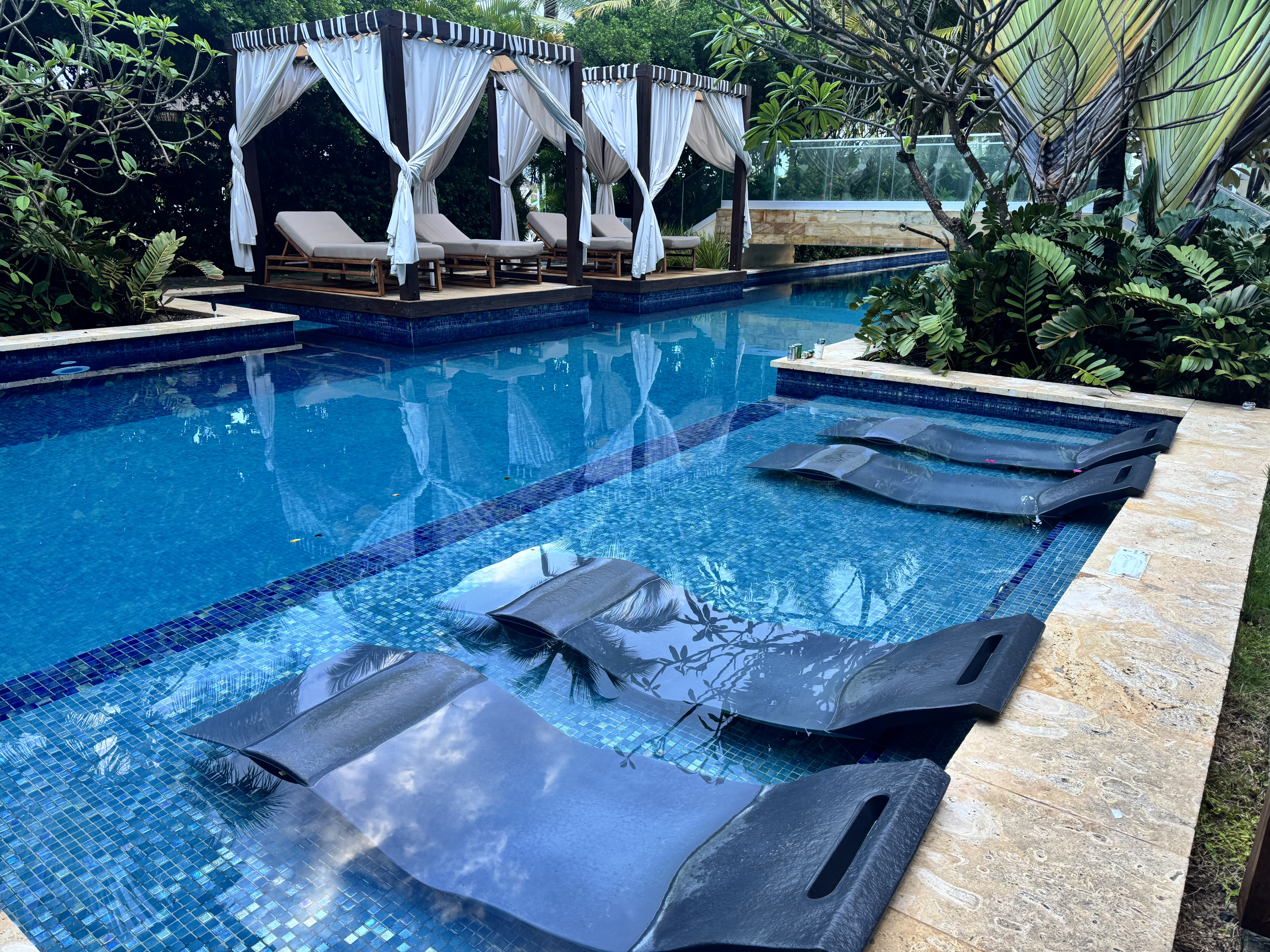 Secrets Royal Beach Punta Cana Lazy River In Water Loungers